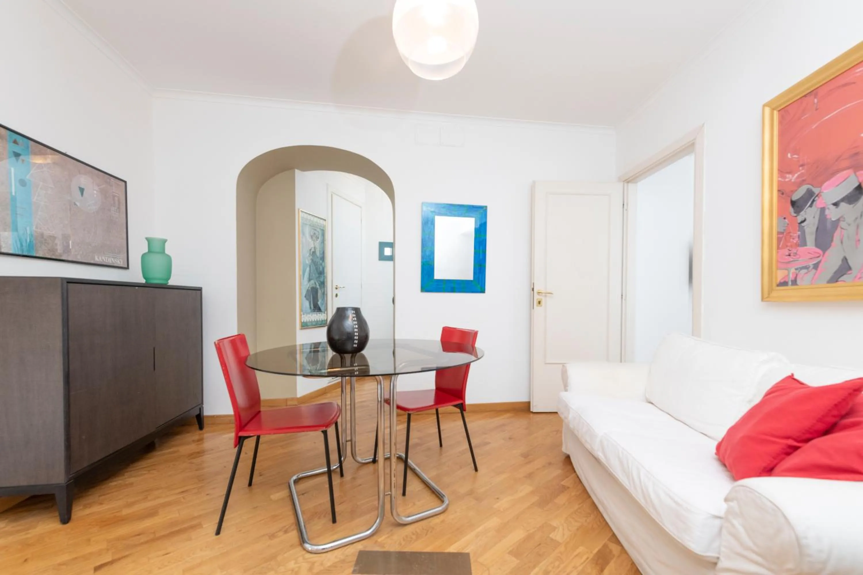 Living room in Corso Vittorio Apartments