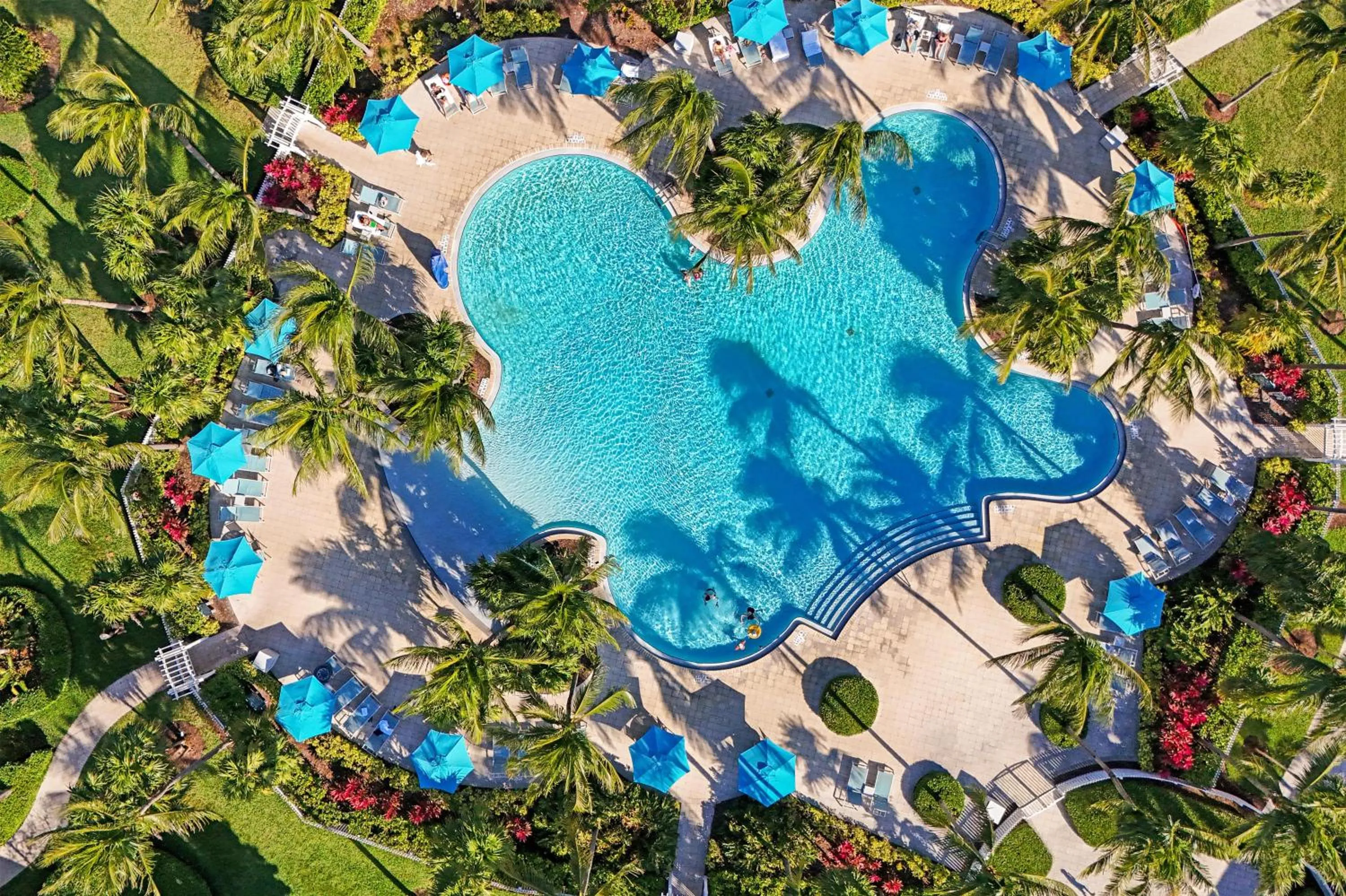 Pool view in Tranquility Bay Resort