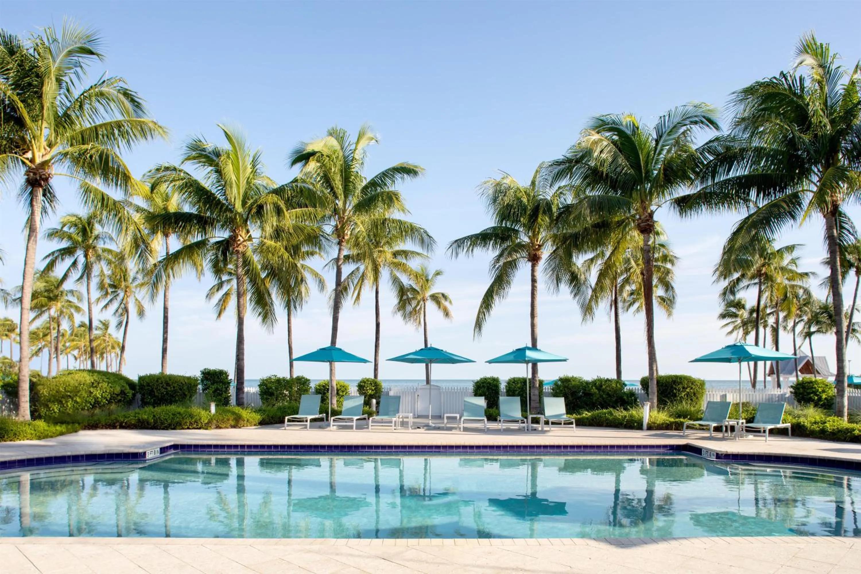 Pool view in Tranquility Bay Resort