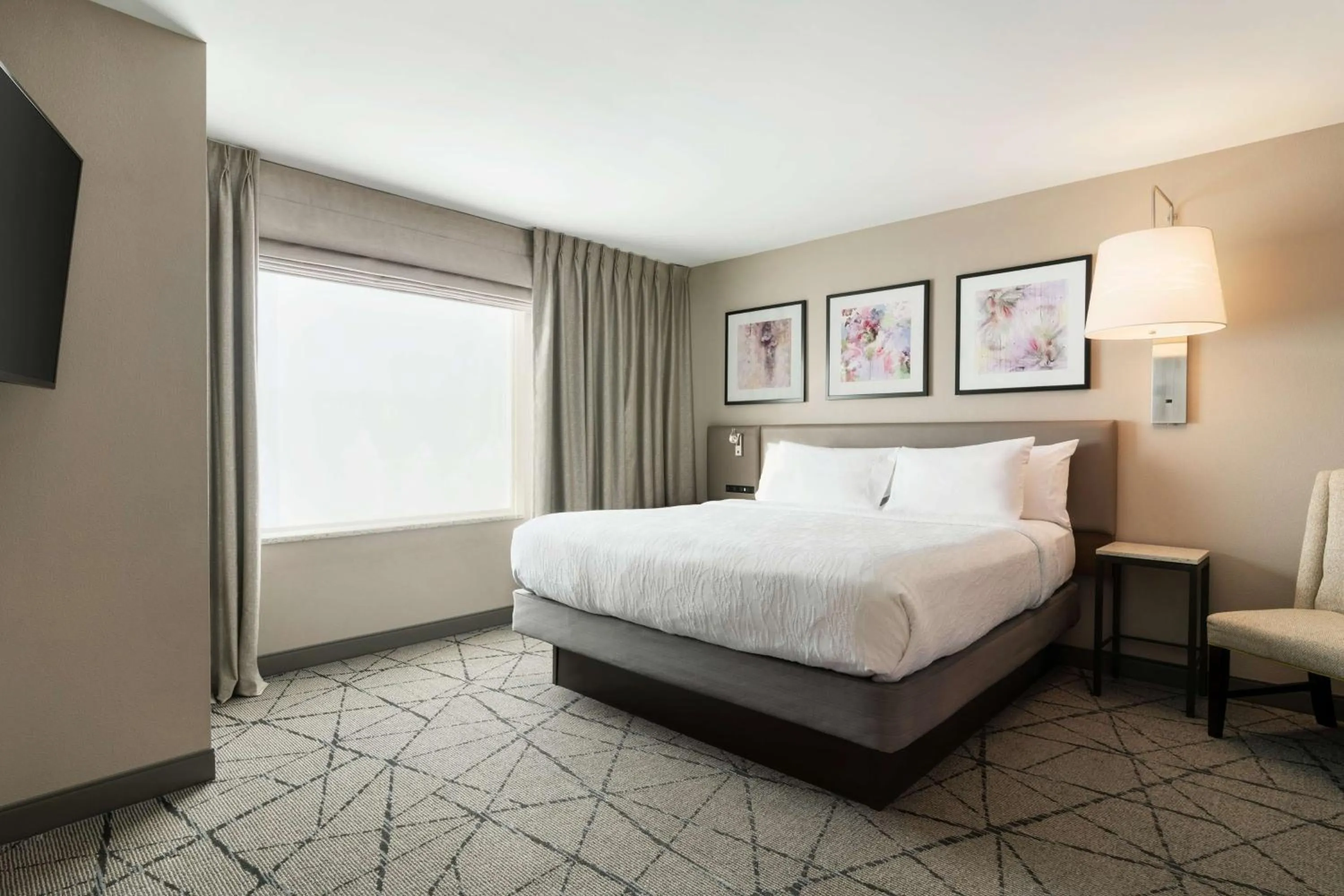 View (from property/room), Bed in Hilton Garden Inn Springfield