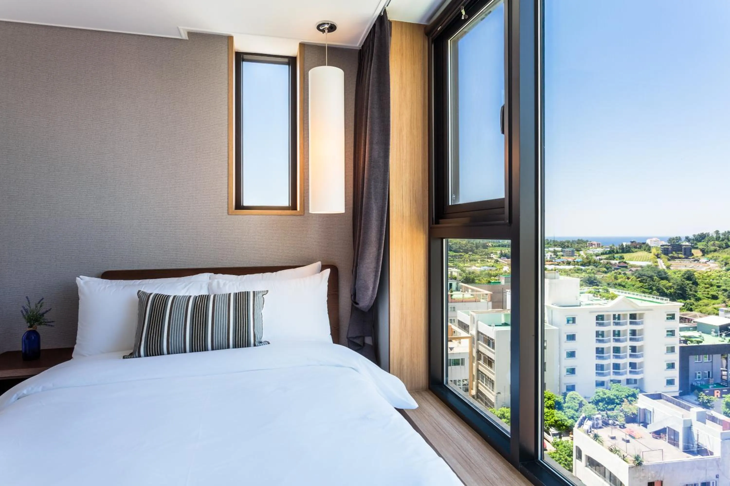 Bedroom, Nearby Landmark in Hotel Alegria Seogwipo