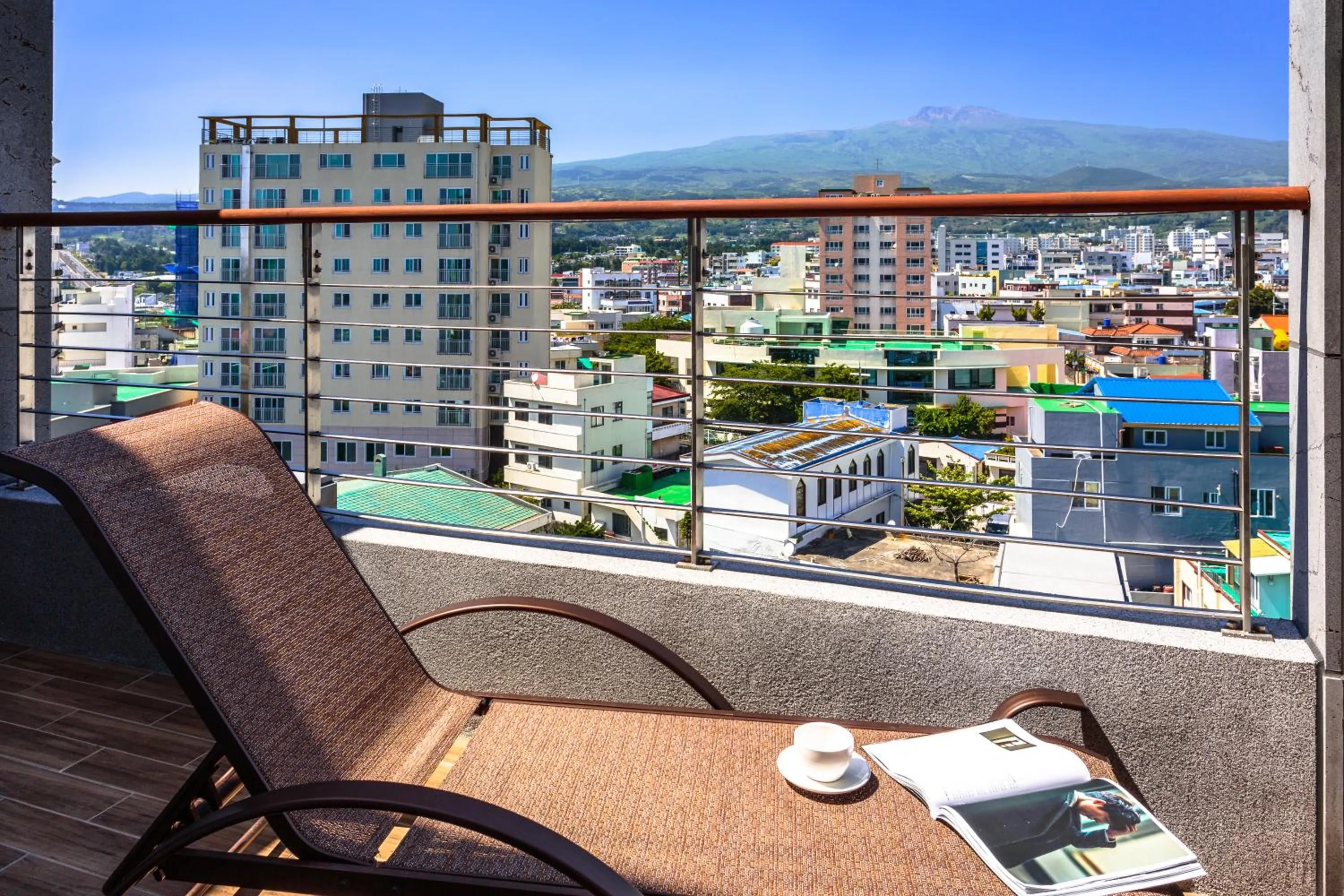 Balcony/Terrace in Hotel Alegria Seogwipo