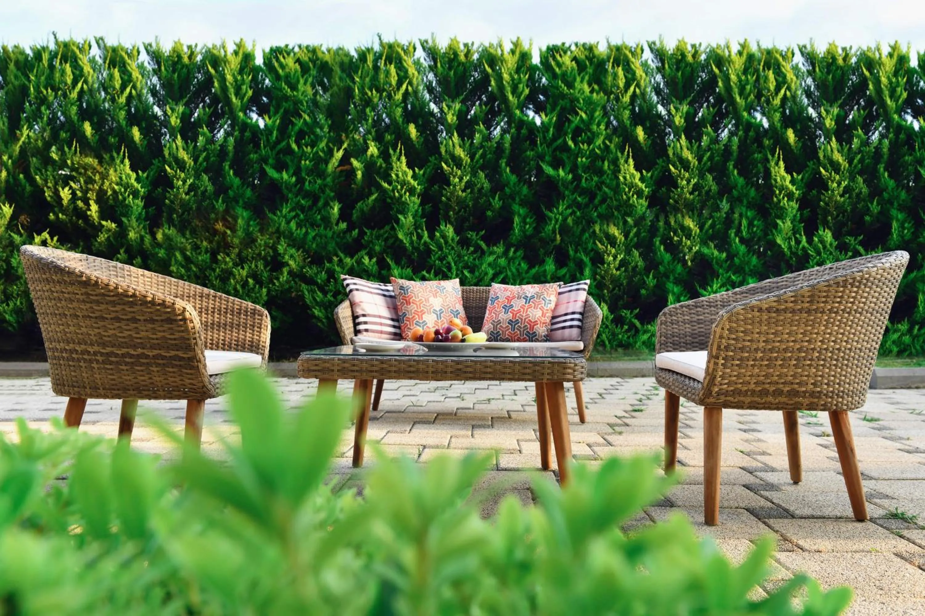 Garden view in White House Hotel