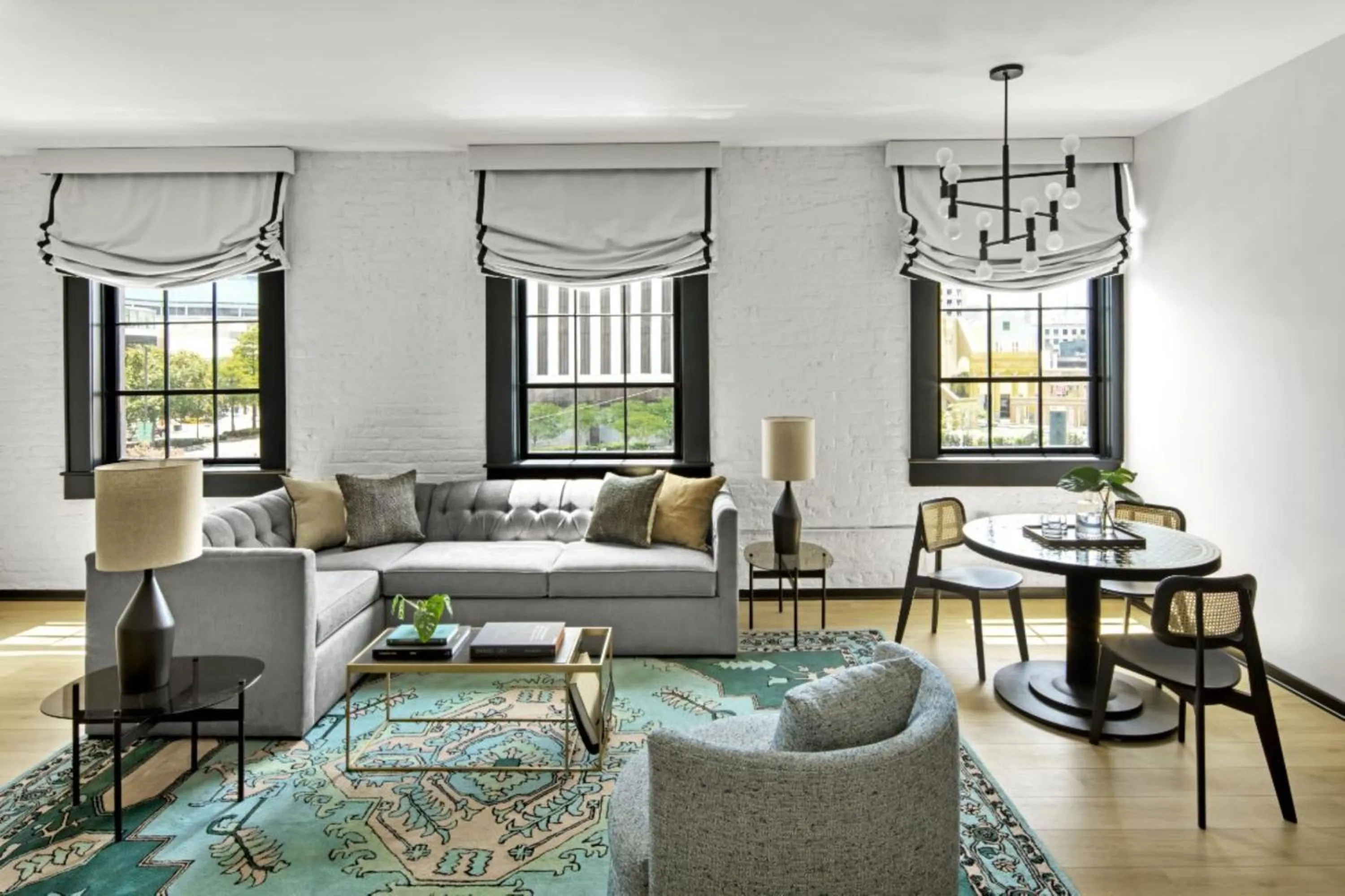 Living room in Kimpton Hotel Fontenot by IHG