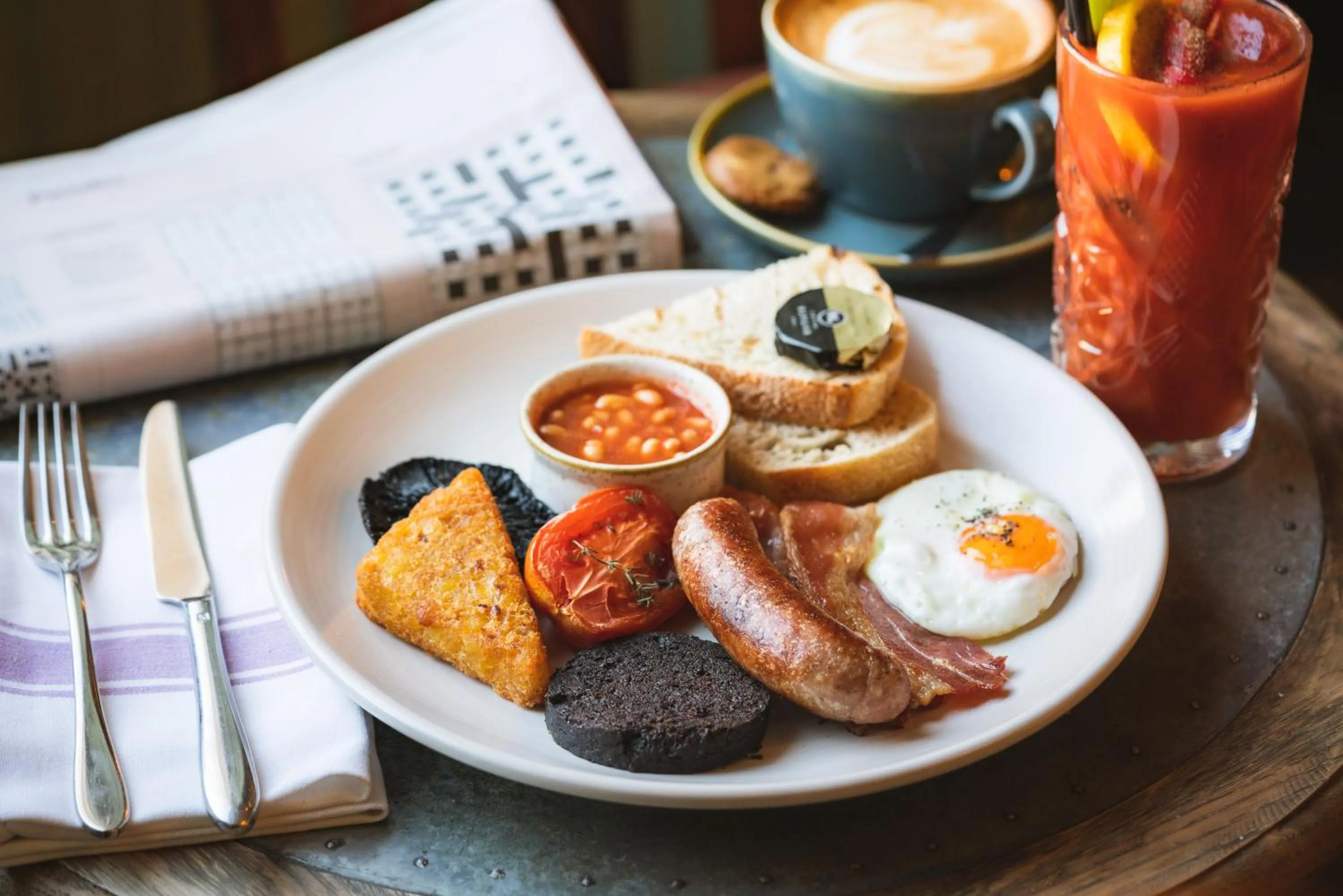 Breakfast in The Rising Sun