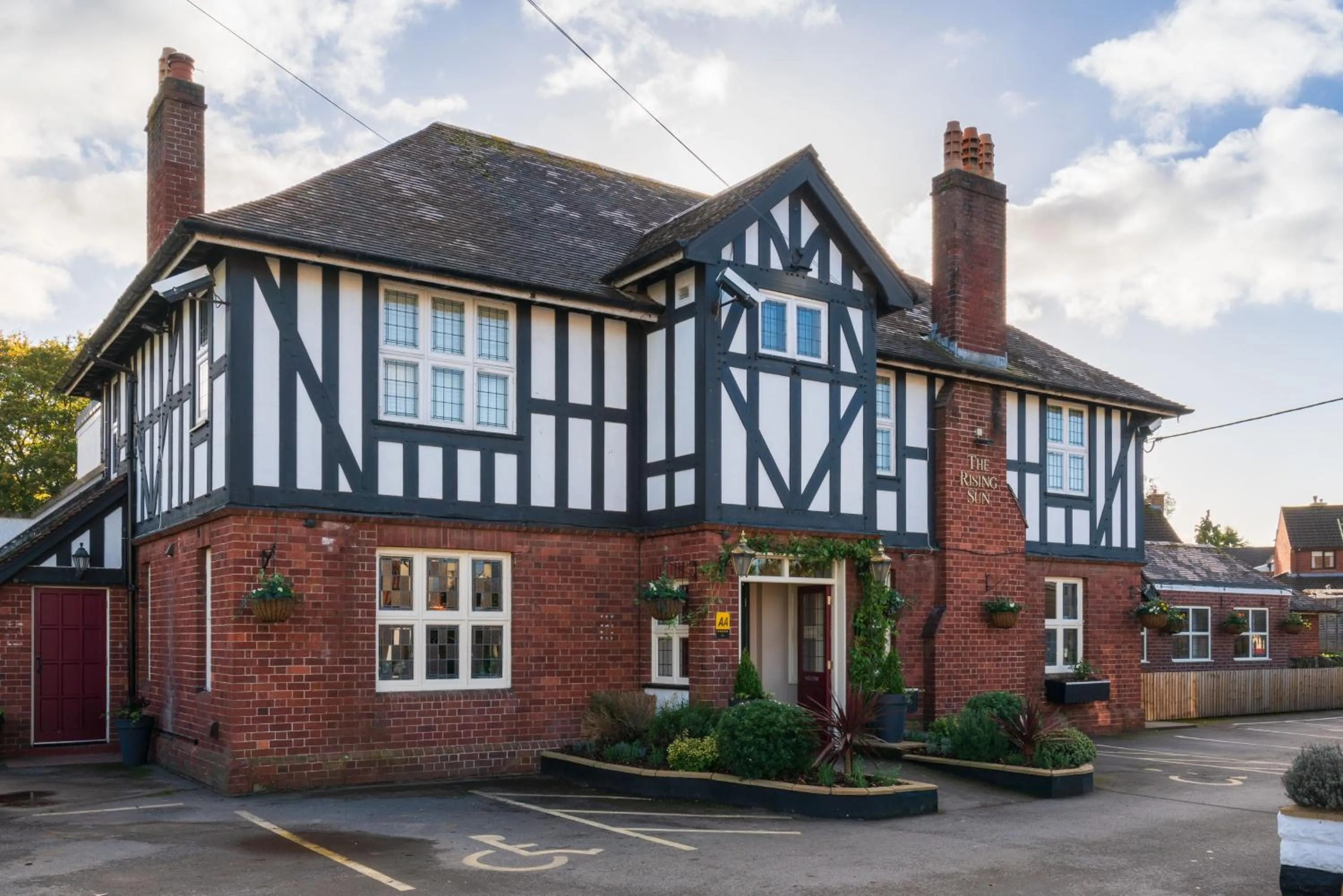 Facade/entrance in The Rising Sun