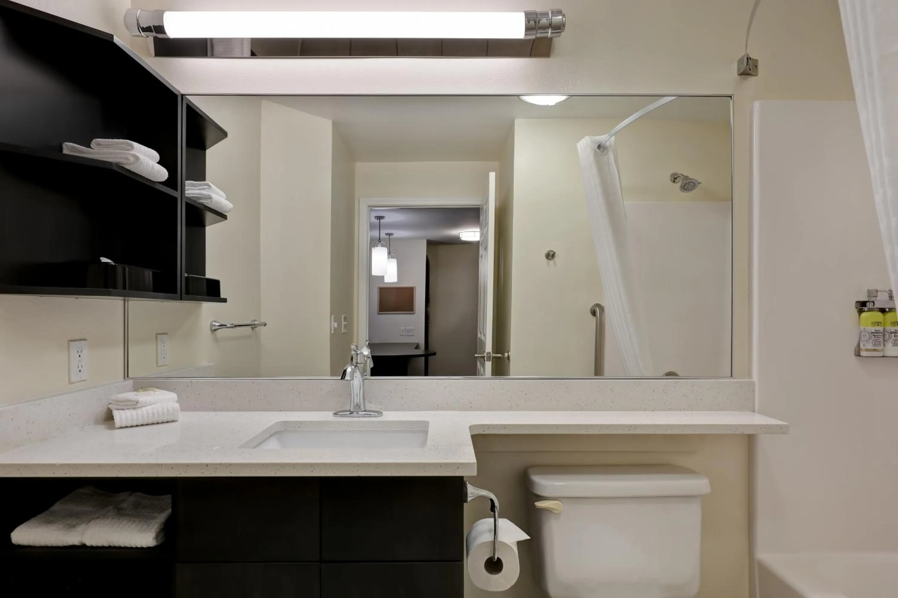 Bathroom in Candlewood Suites Indianapolis - South by IHG