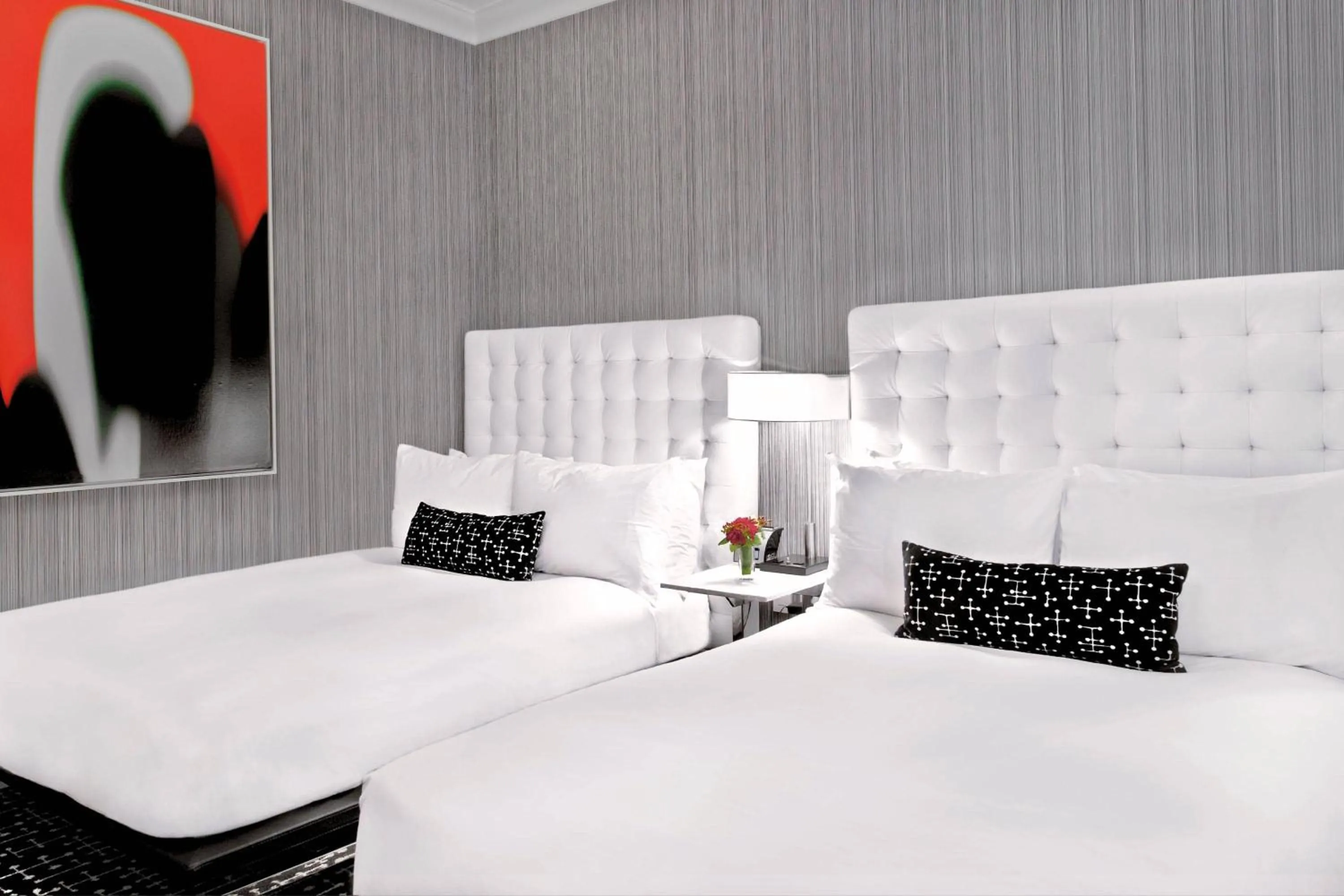 Bed in Moderne Hotel