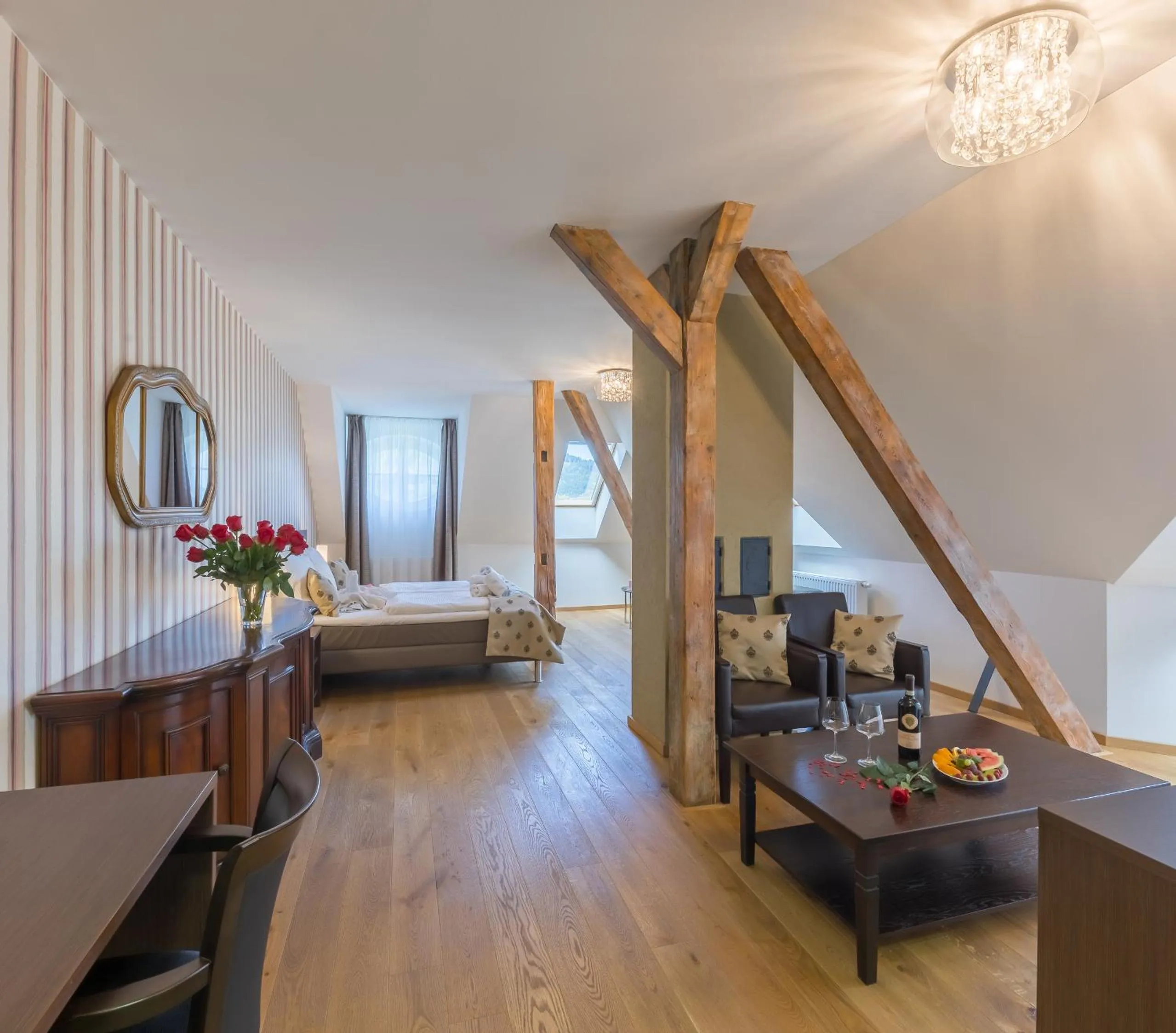 Photo of the whole room, Bed in Wellness & Spa hotel Villa Regenhart