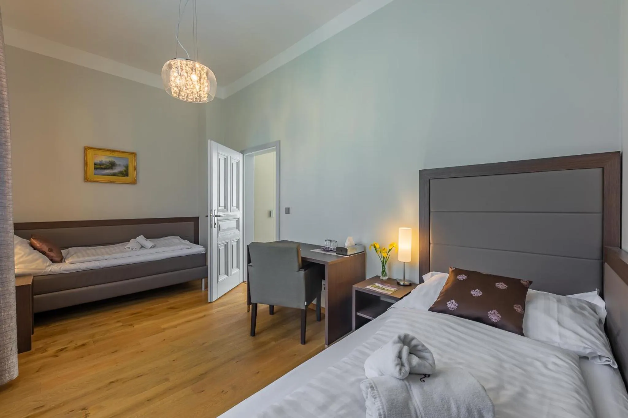 Bed in Wellness & Spa hotel Villa Regenhart