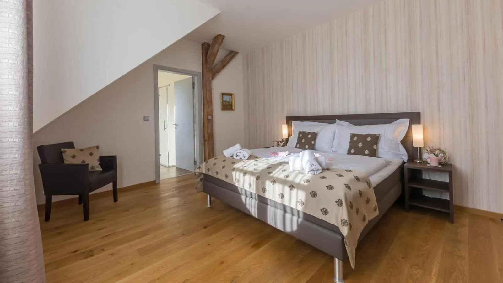 Bed in Wellness & Spa hotel Villa Regenhart