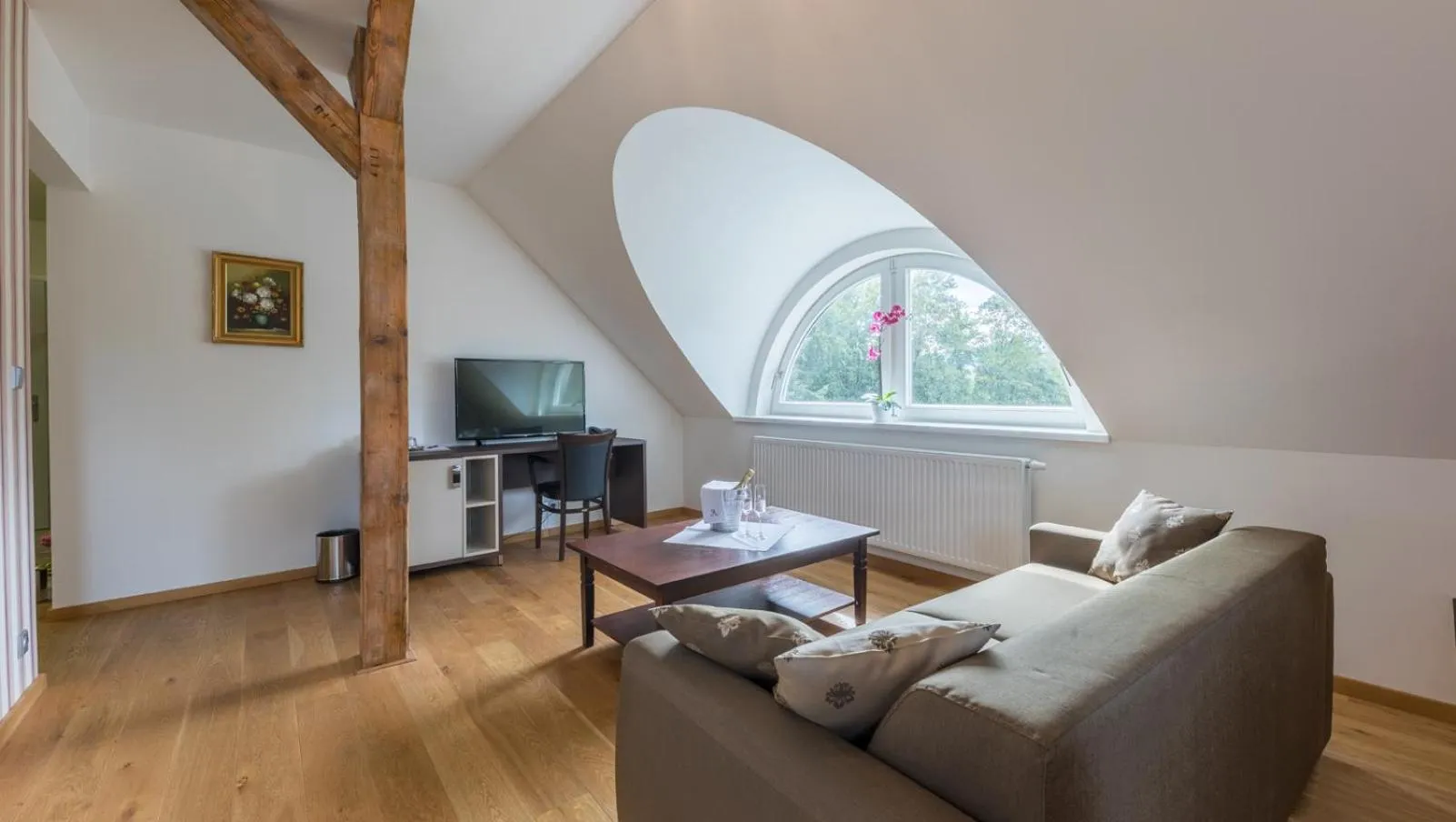 Communal lounge/ TV room in Wellness & Spa hotel Villa Regenhart