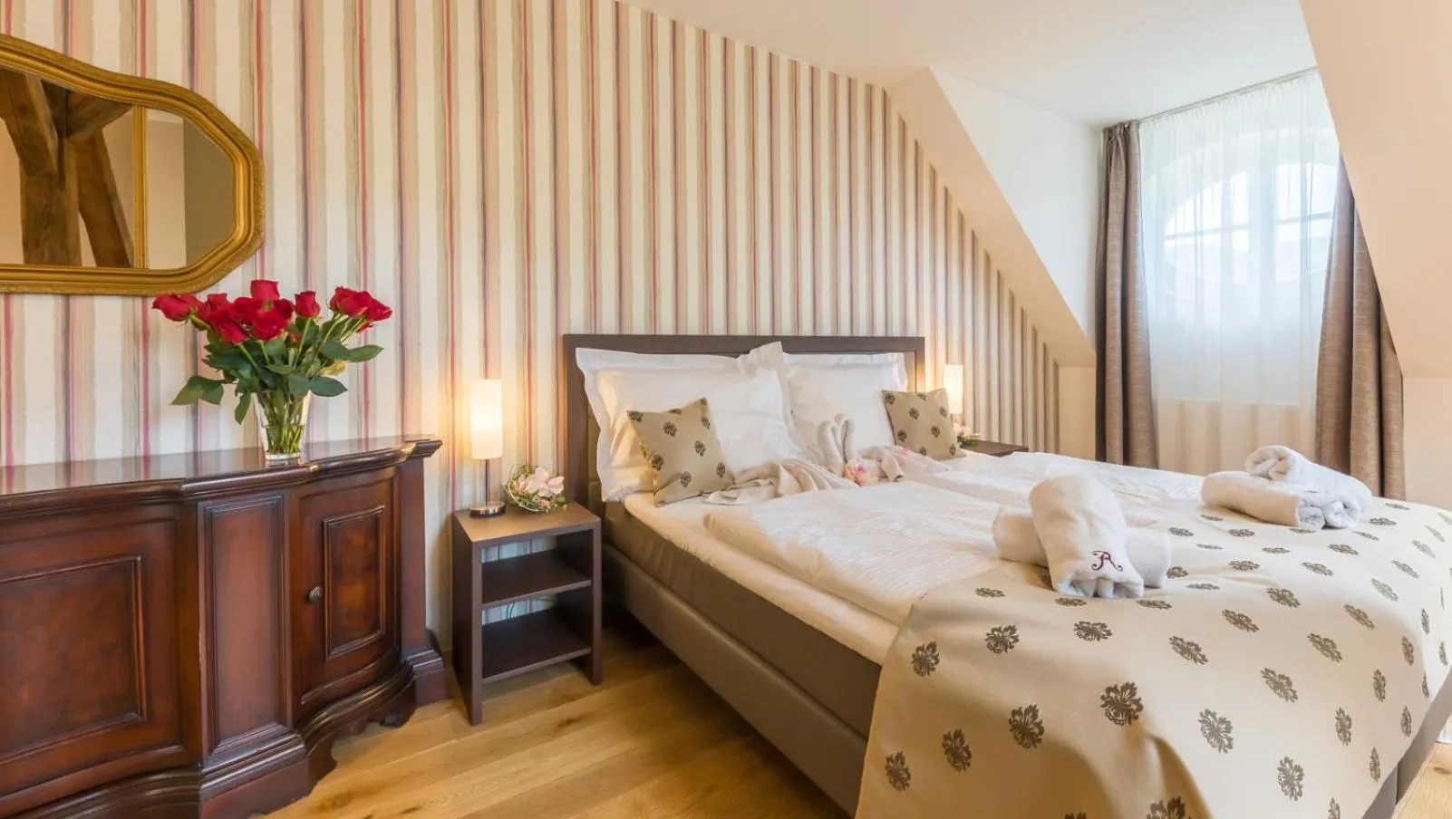 Bed in Wellness & Spa hotel Villa Regenhart