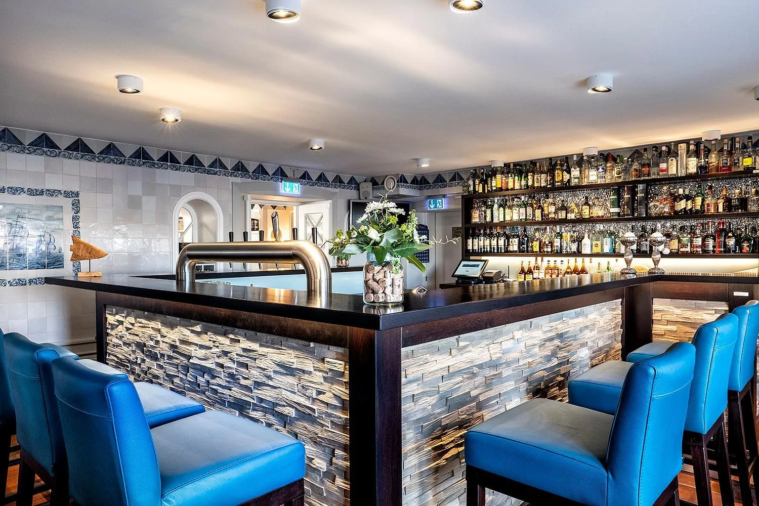 Lounge or bar in Hotel Neuwarft