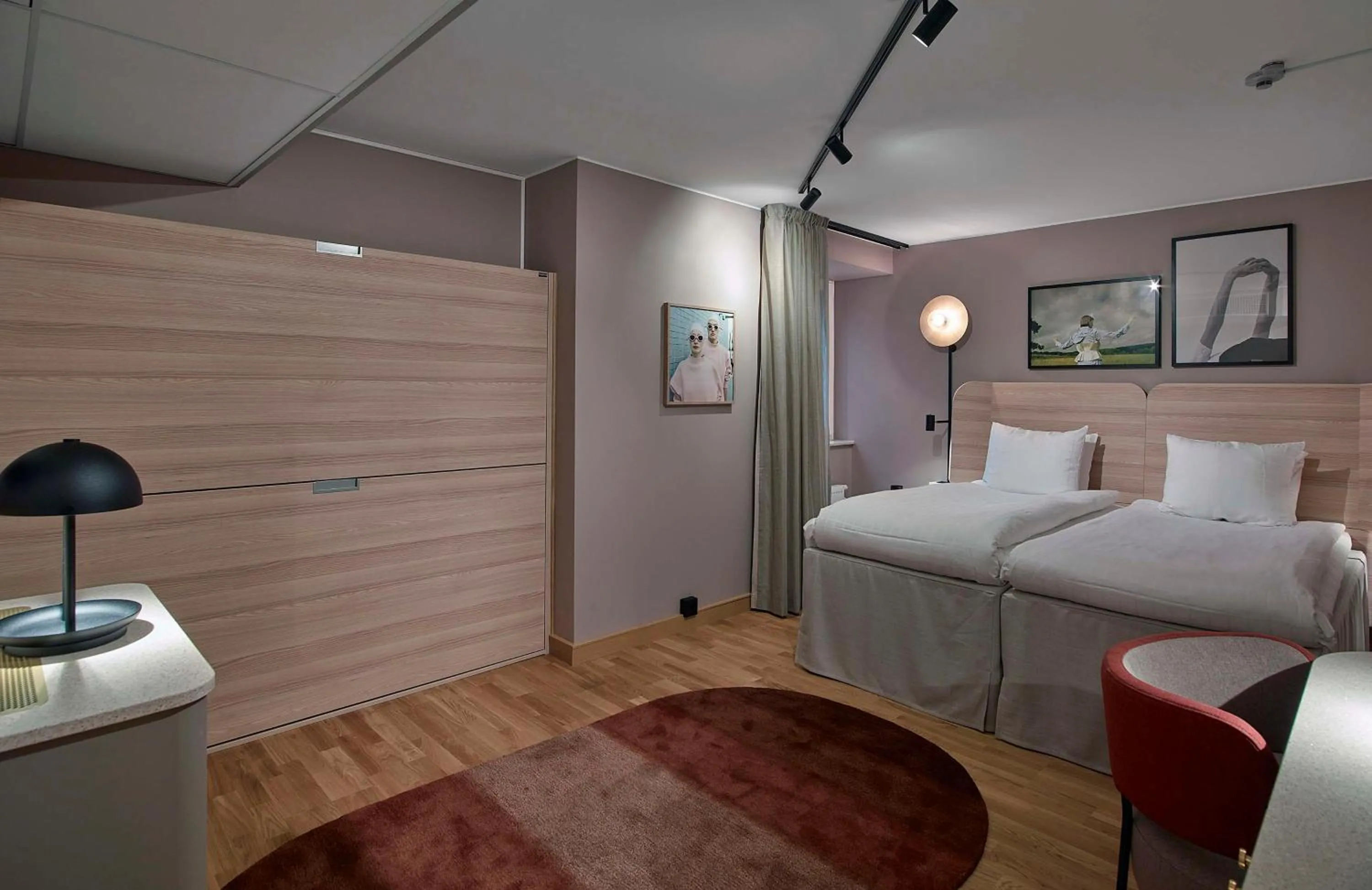 Bedroom, Bed in Scandic Klara