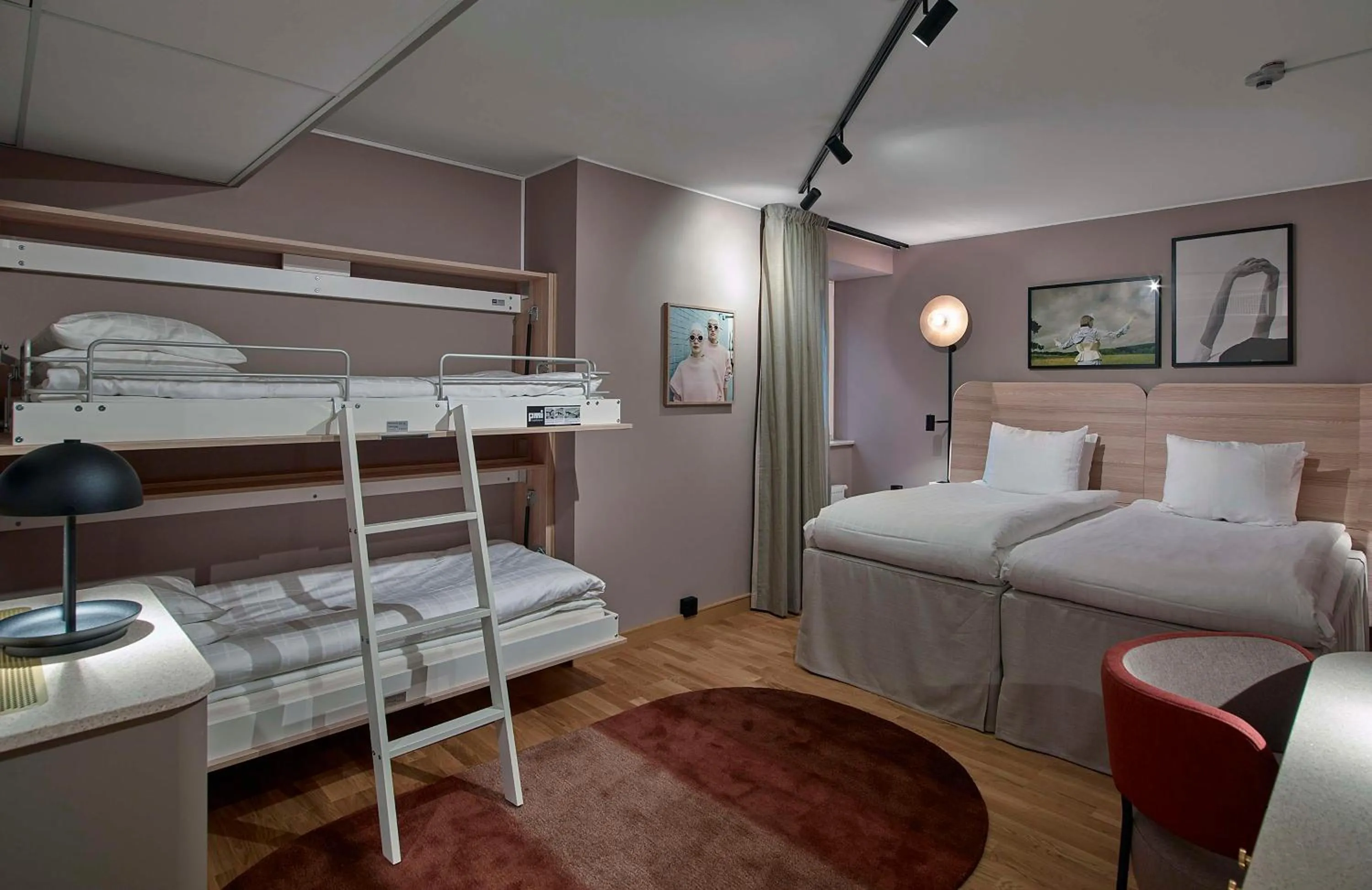 Bedroom, Bed in Scandic Klara