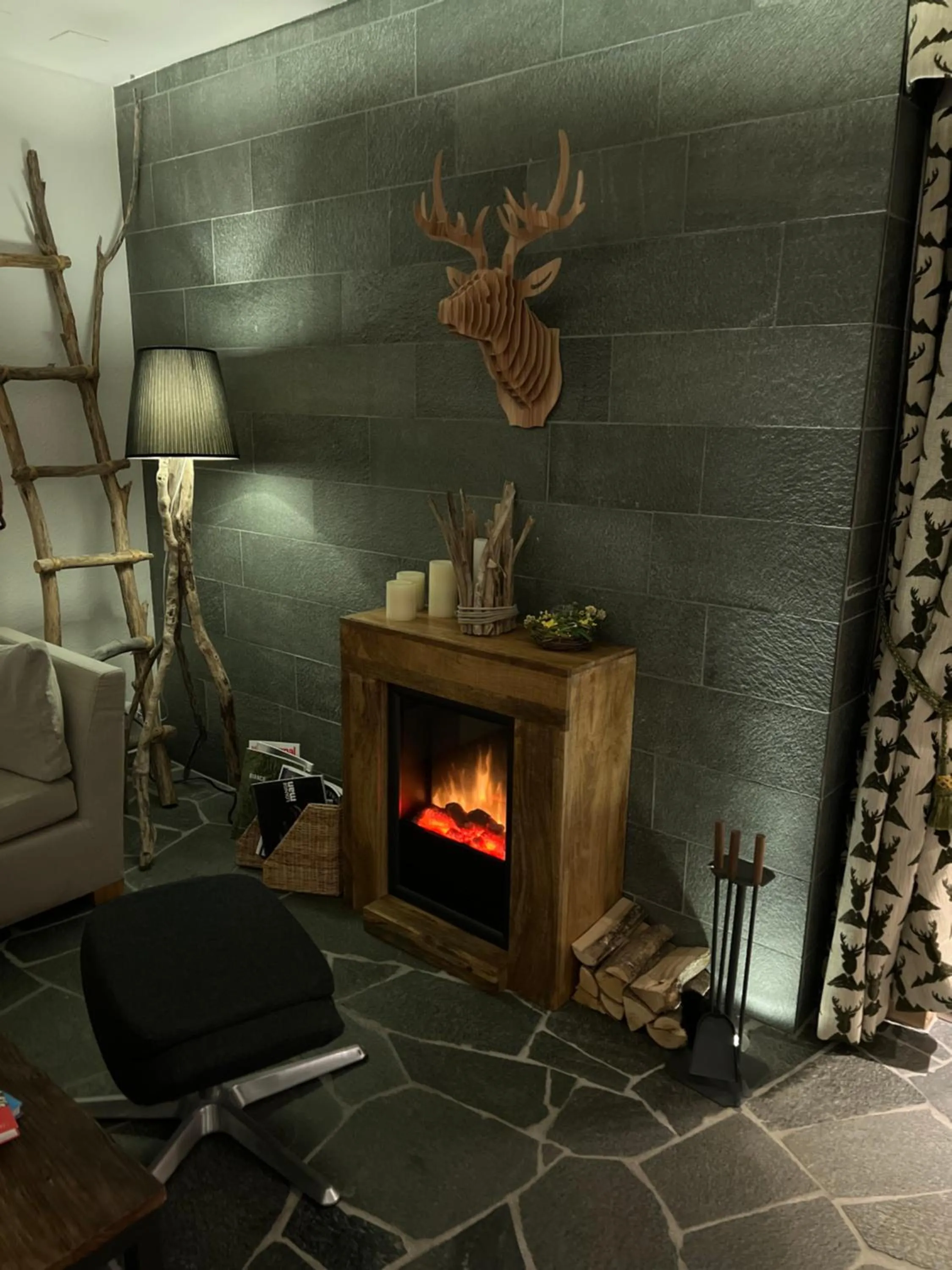 Lobby or reception in SPANNORT family home with common kitchen and self check-in