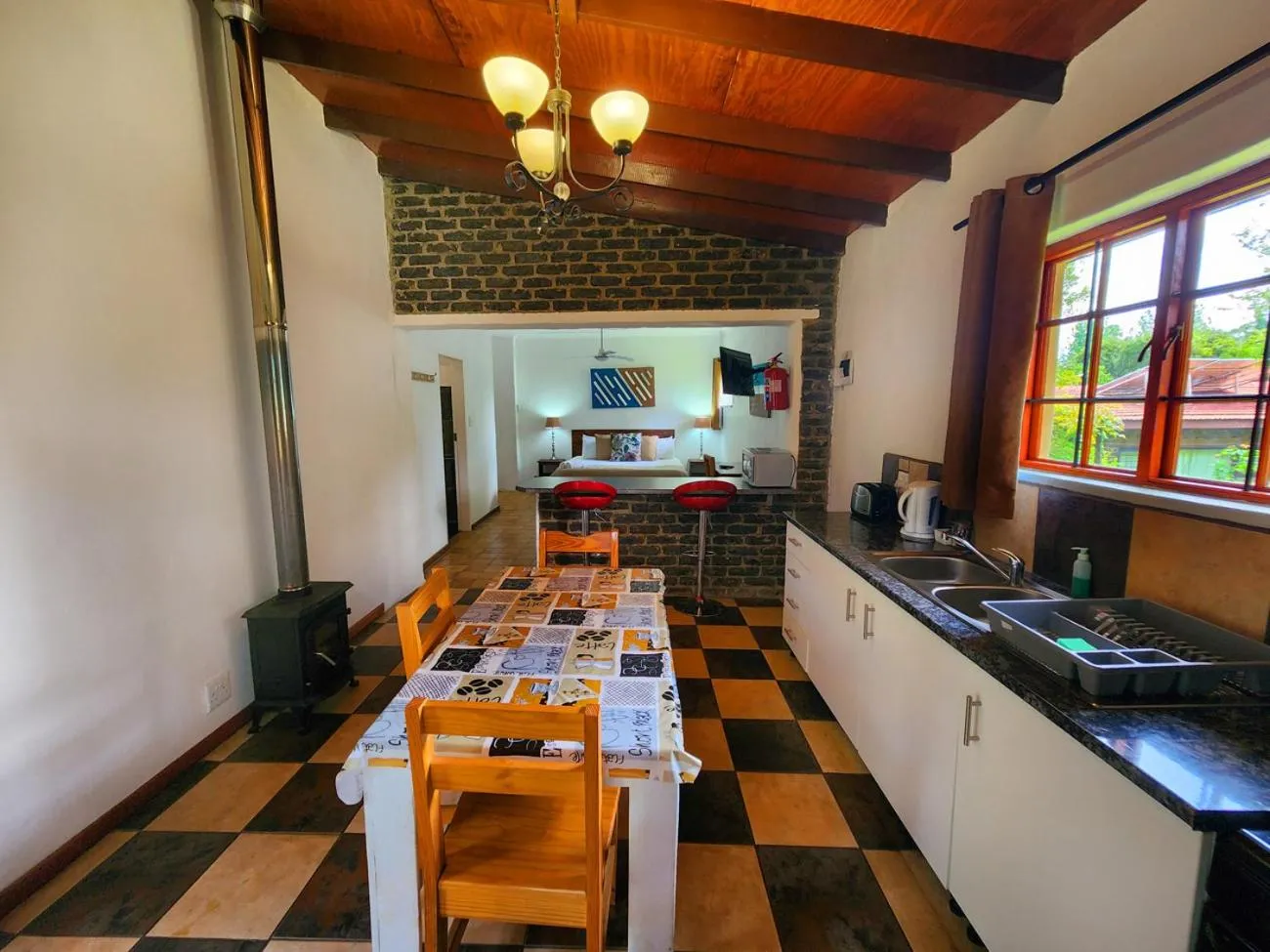 Dining area in Pine Valley