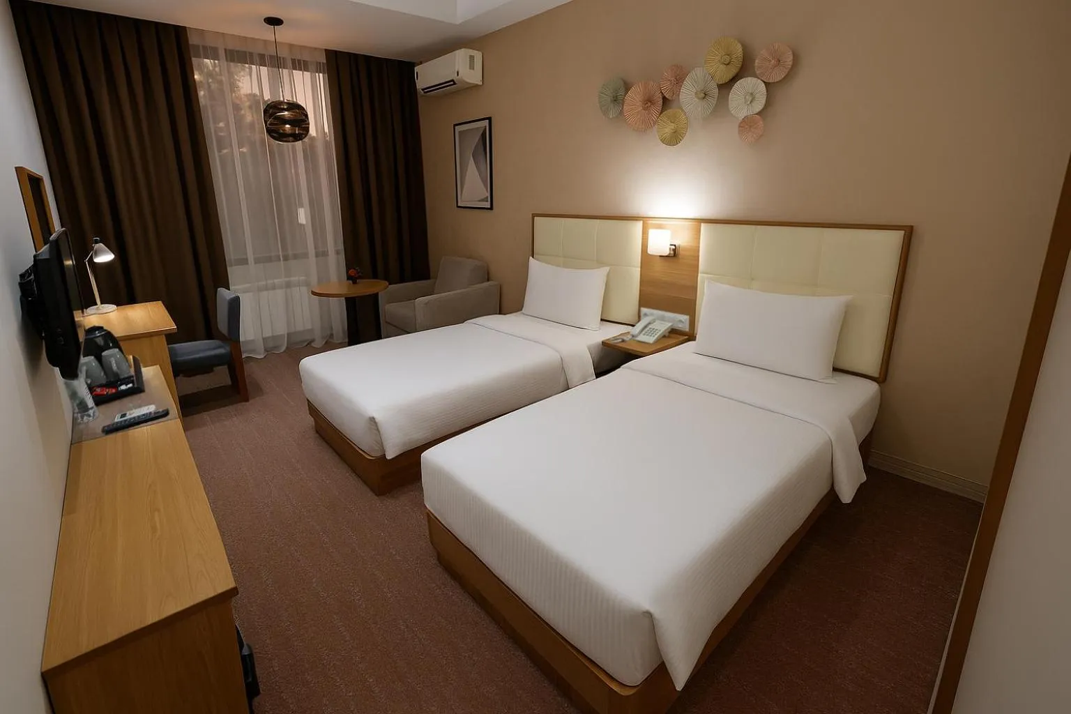 Bed in Sayyoh Hotel