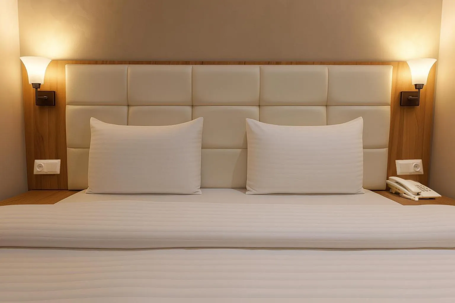 Bed in Sayyoh Hotel