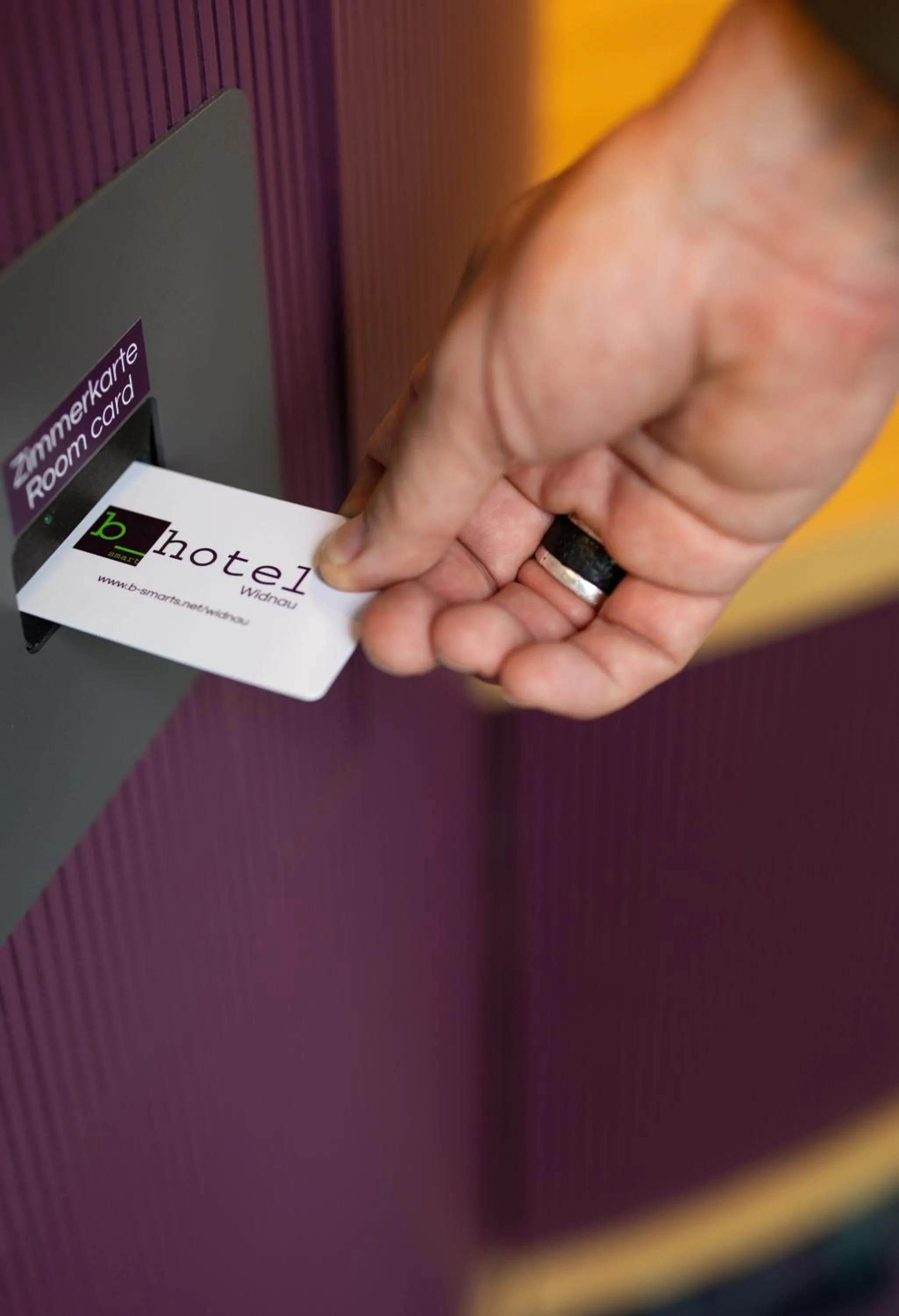 Lobby or reception in b-smart hotel Widnau