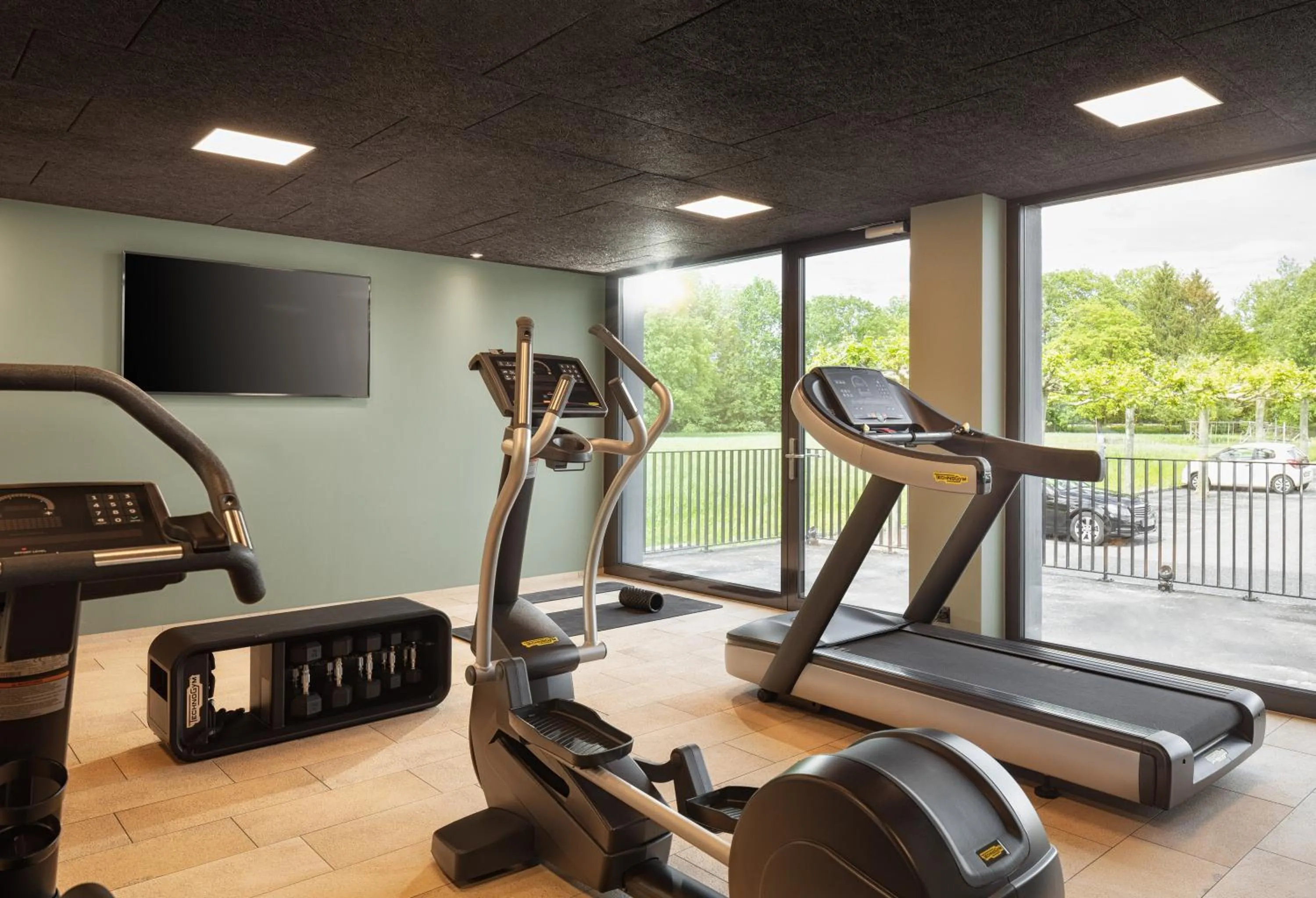 Fitness centre/facilities in b-smart hotel Widnau