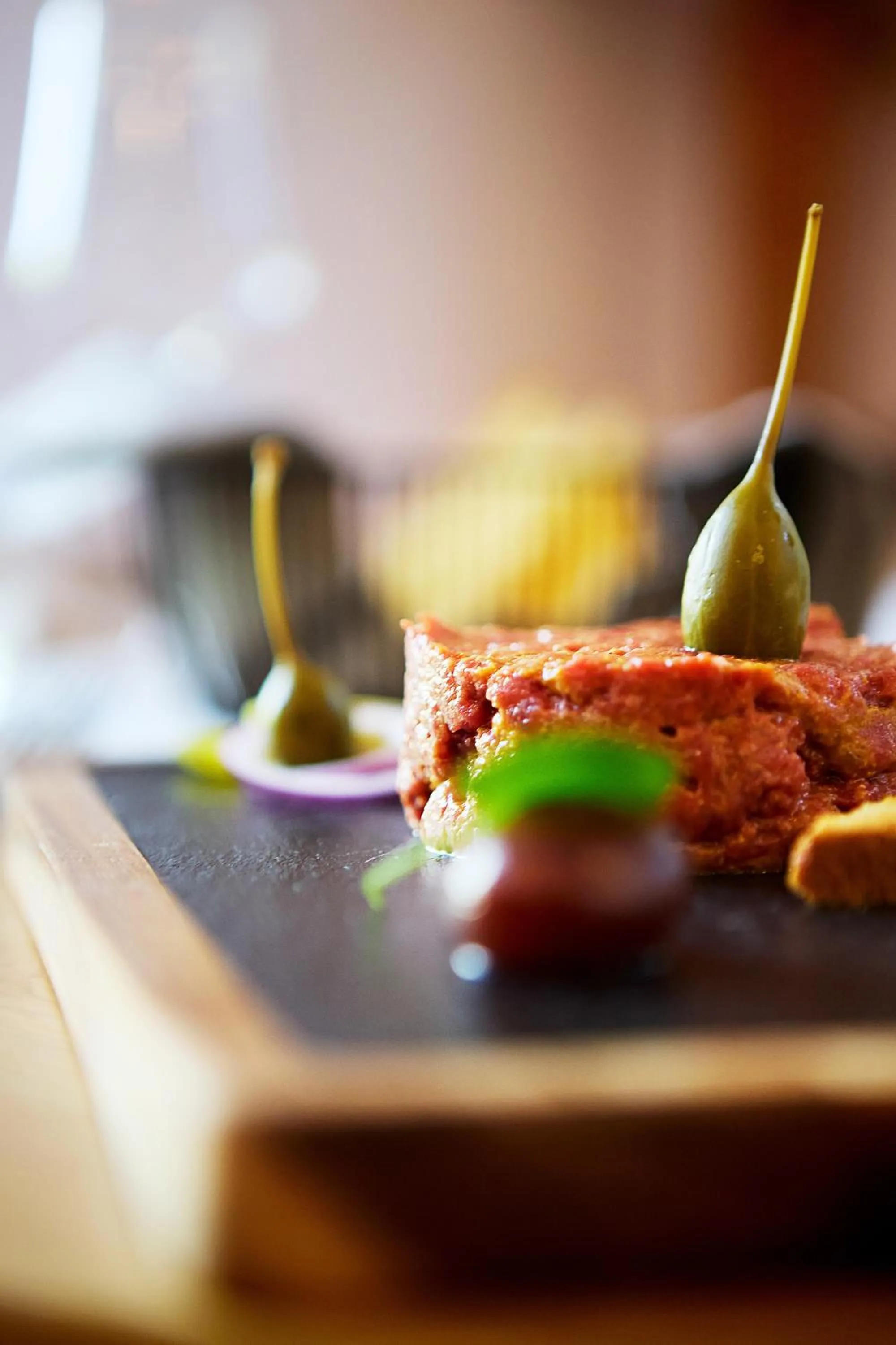 Food and drinks in b-smart hotel Widnau