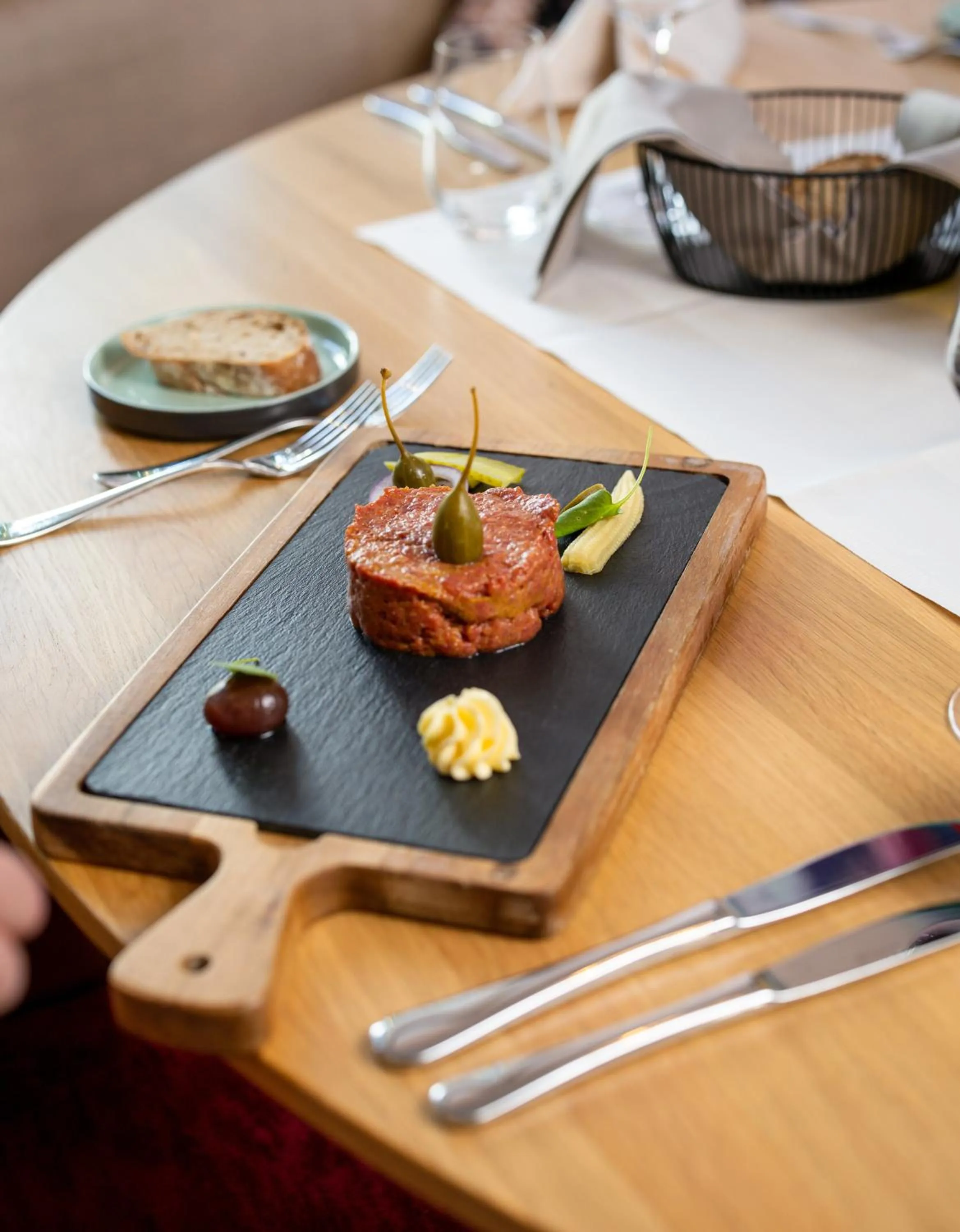 Food and drinks in b-smart hotel Widnau