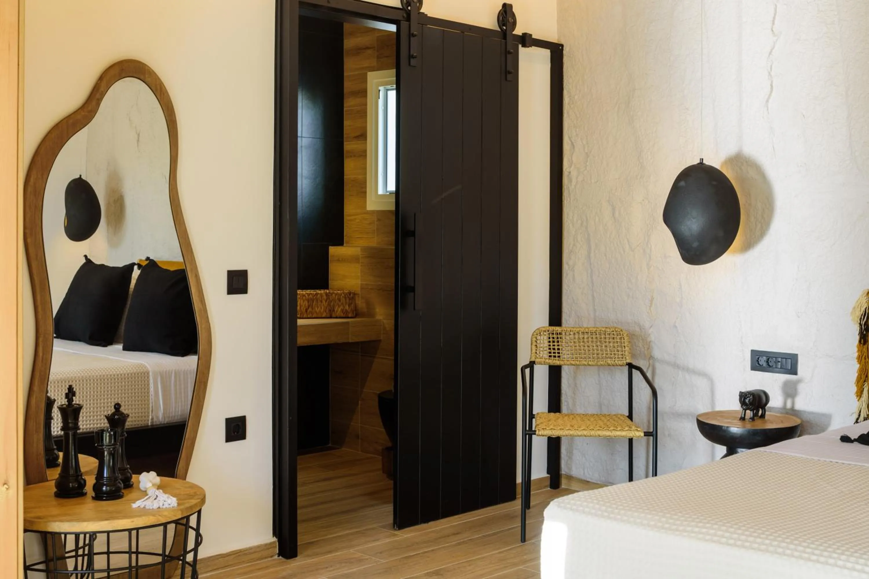 Bedroom, Bed in Olive Mykonos Villas