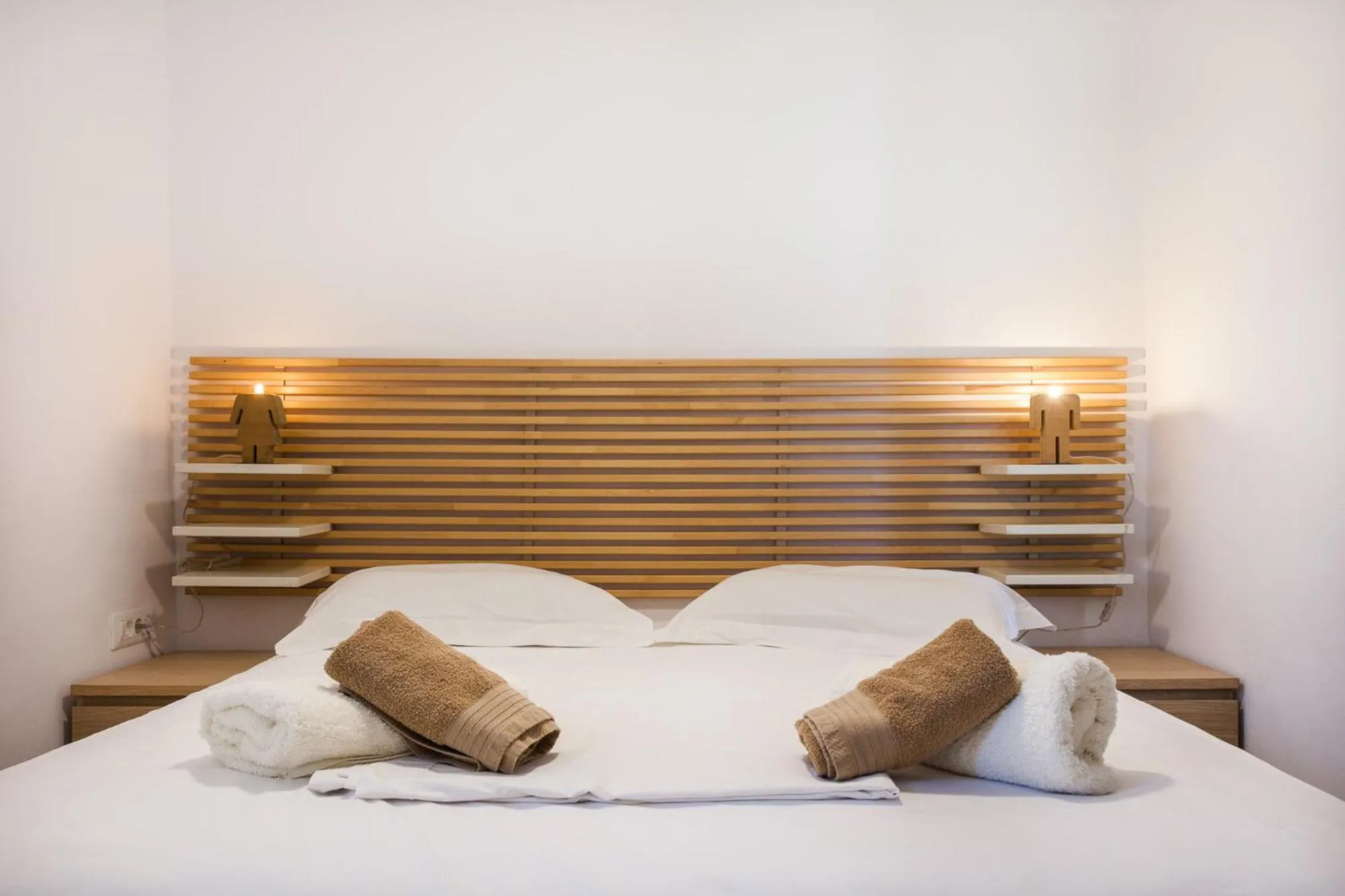 Bed in Olive Mykonos Villas