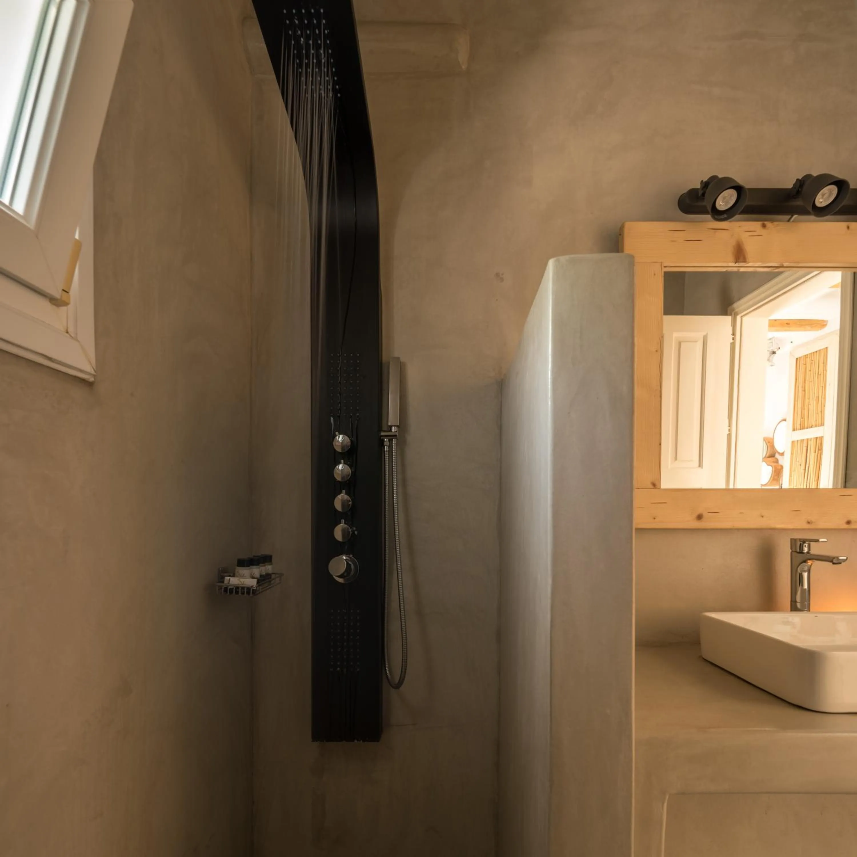 Shower in Olive Mykonos Villas