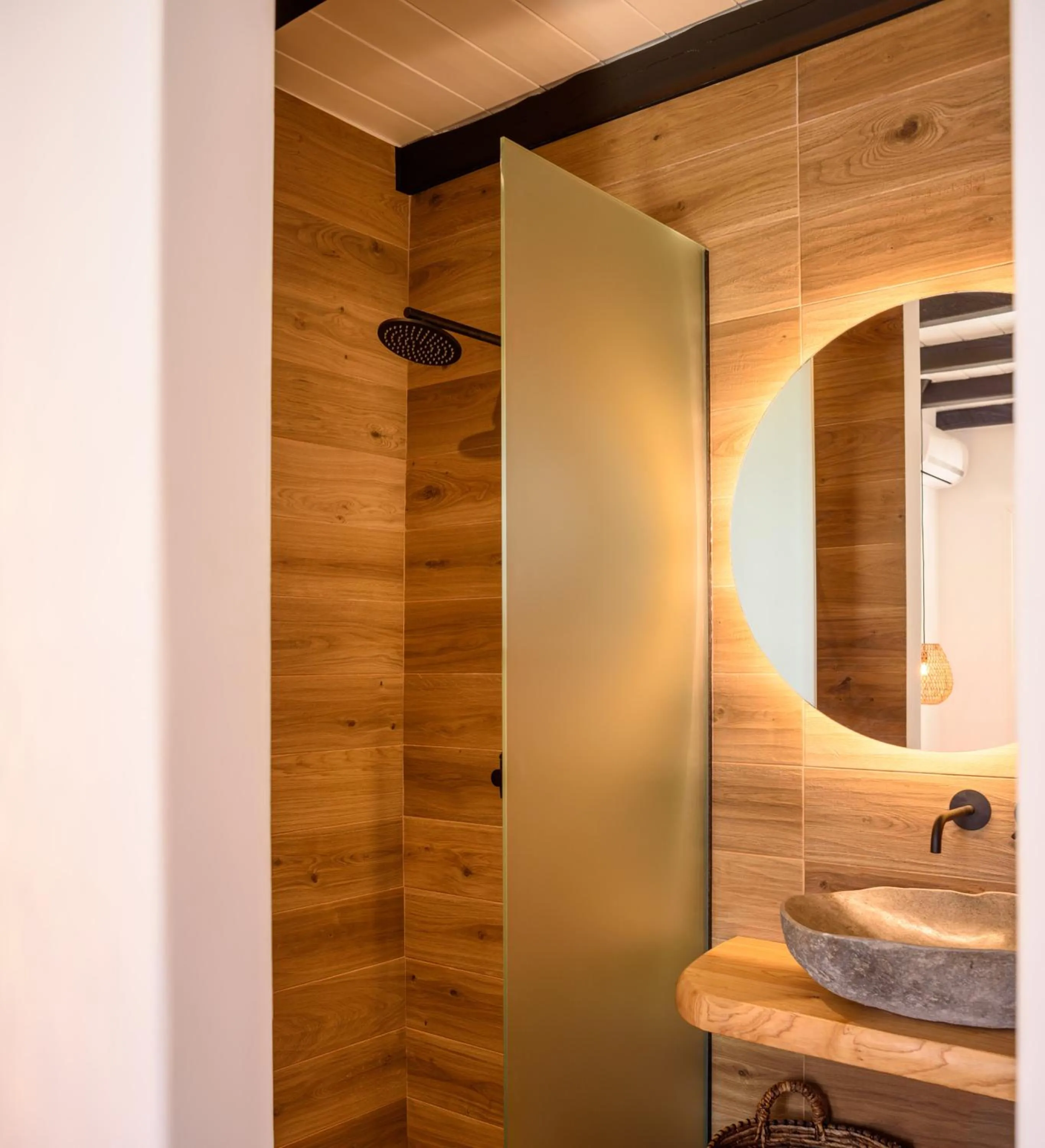 Shower in Olive Mykonos Villas