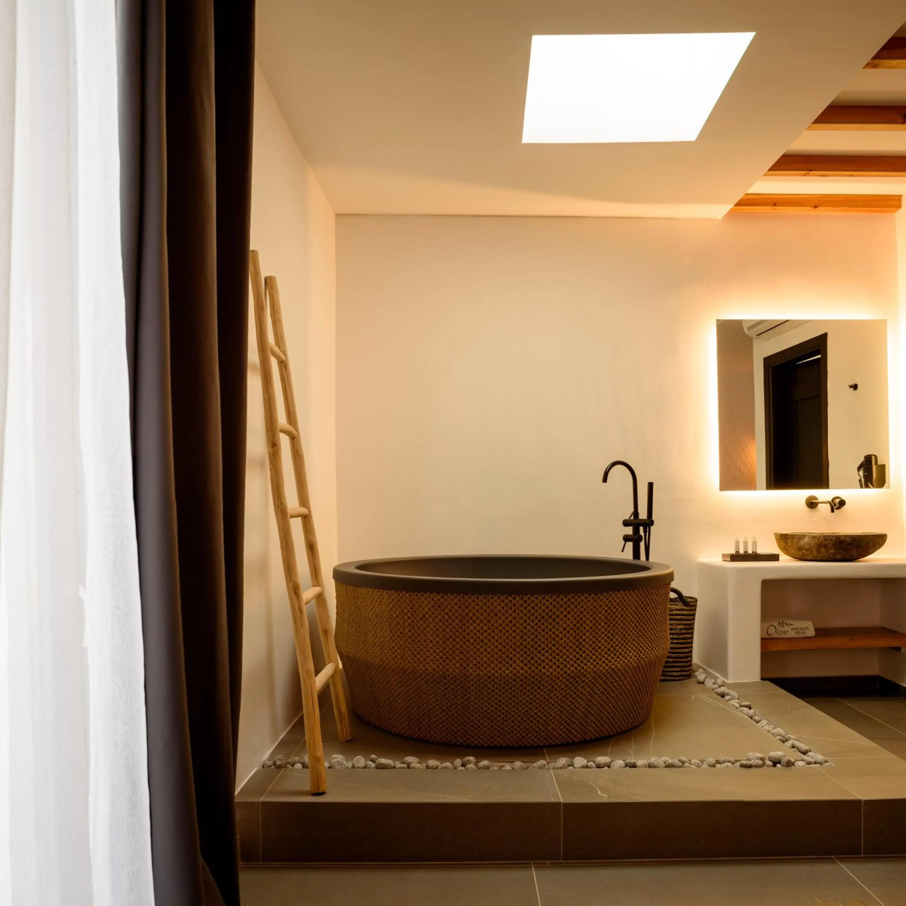 Hot Tub in Olive Mykonos Villas