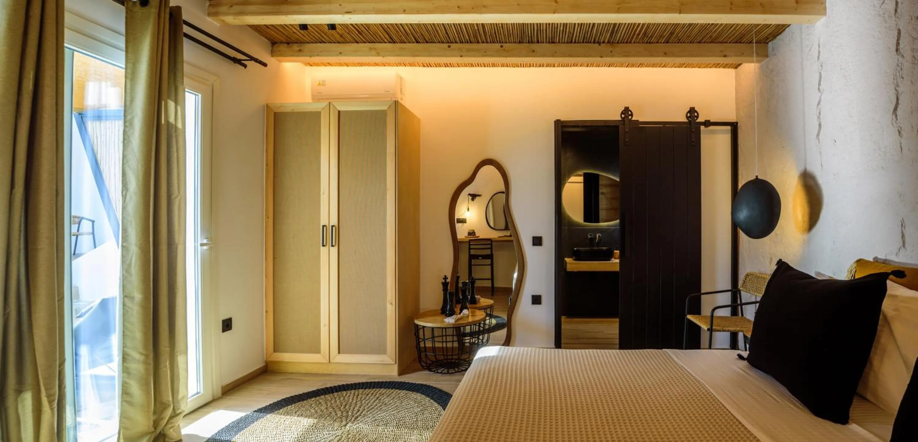 Bedroom, Bed in Olive Mykonos Villas