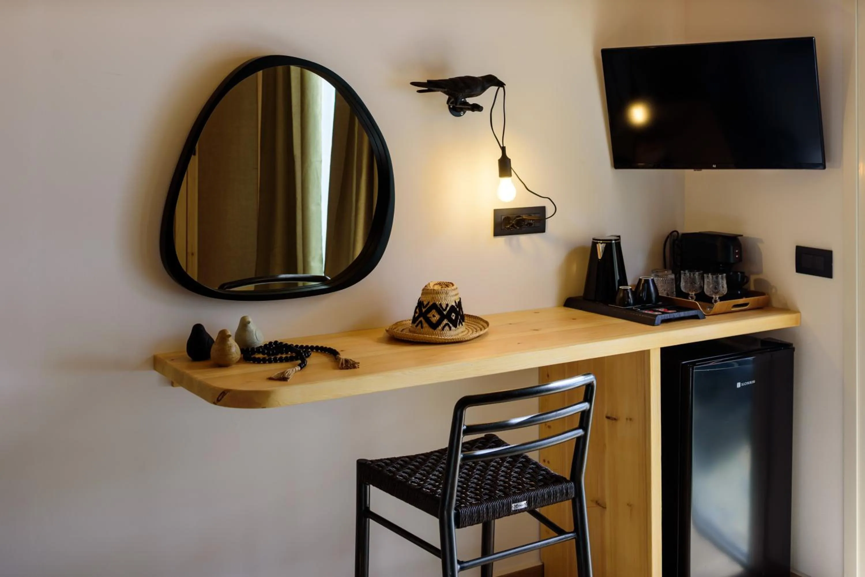 minibar in Olive Mykonos Villas