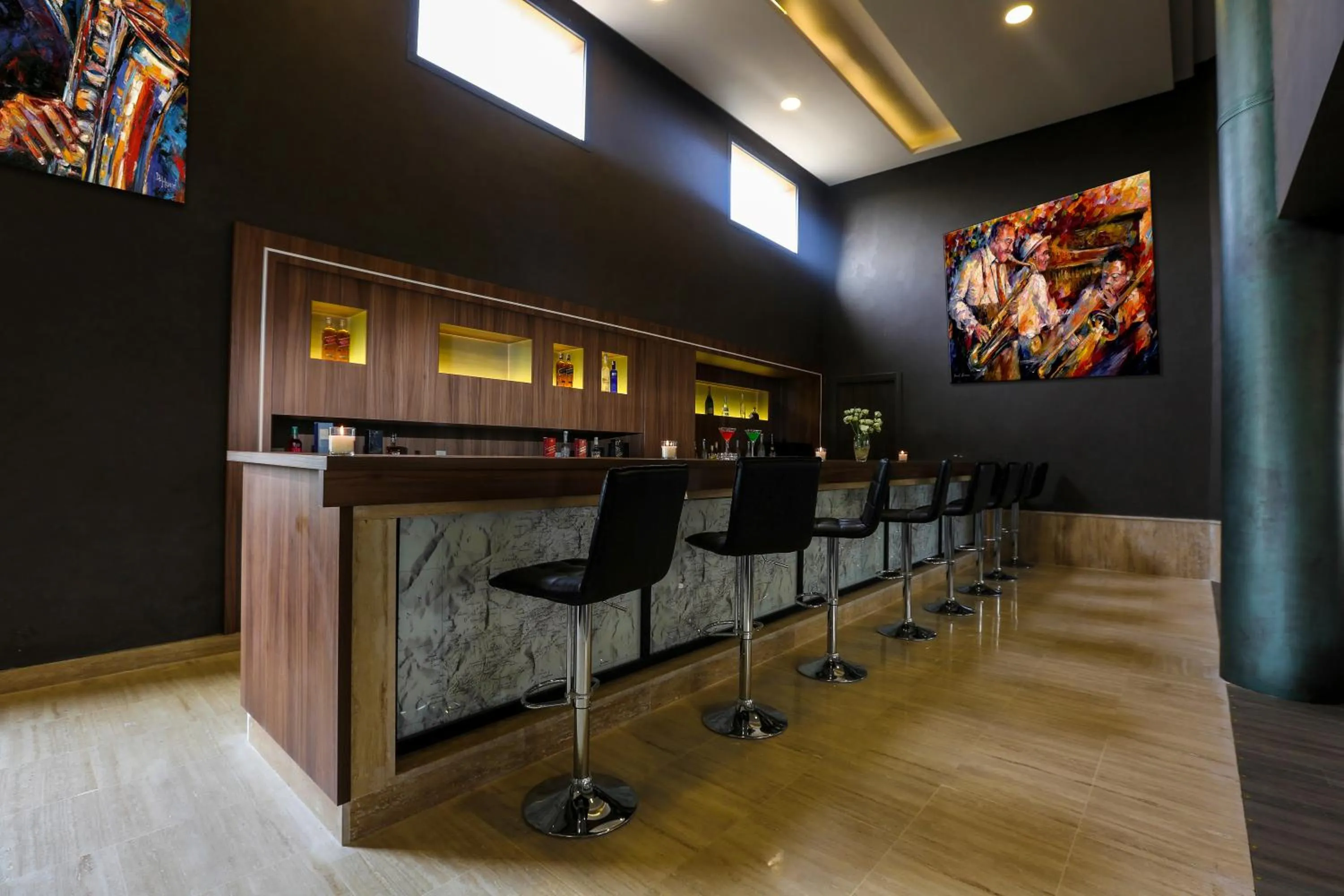 Lounge or bar in Wazo Hotel