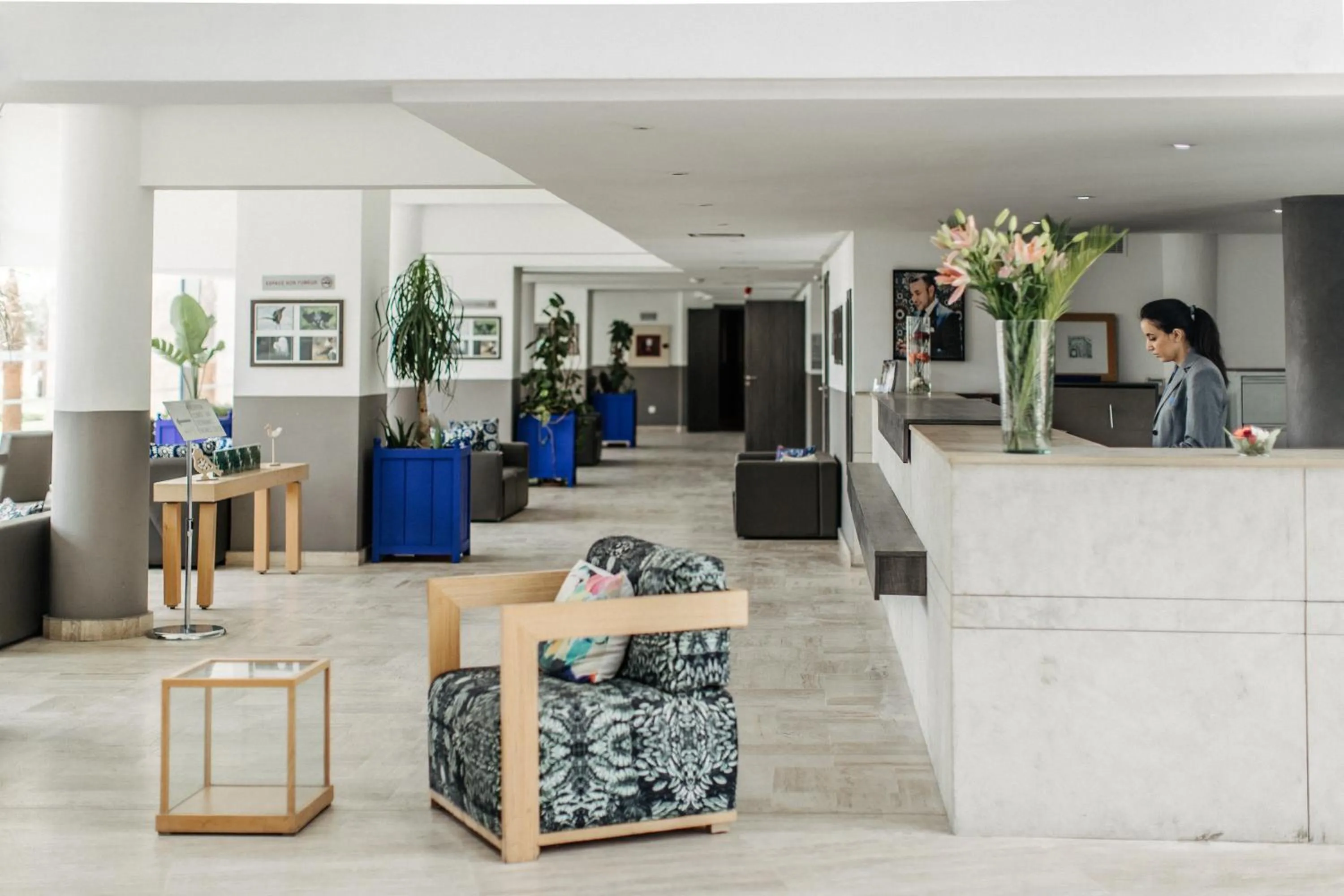 Lobby or reception in Wazo Hotel