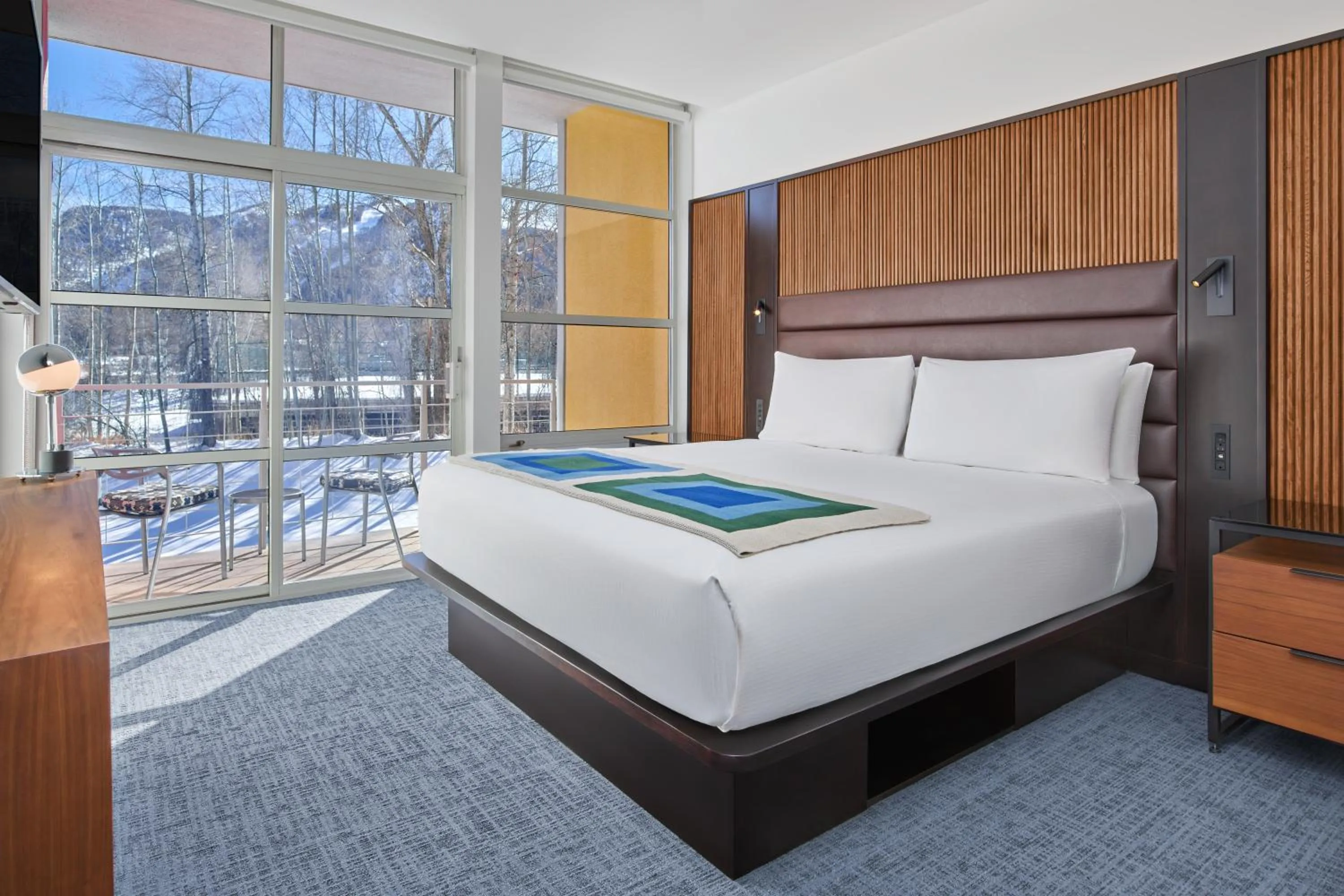 Bed in Aspen Meadows Resort