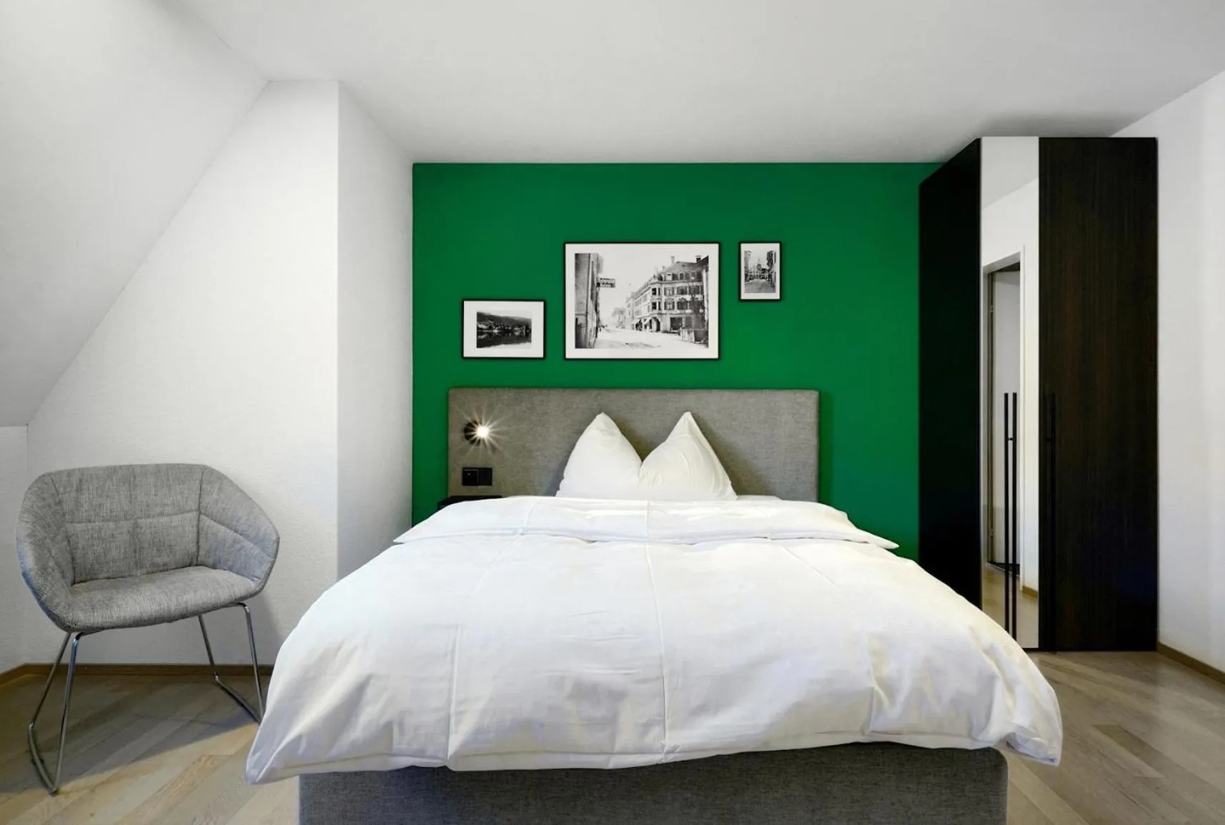 Bed in Hotel Zugertor