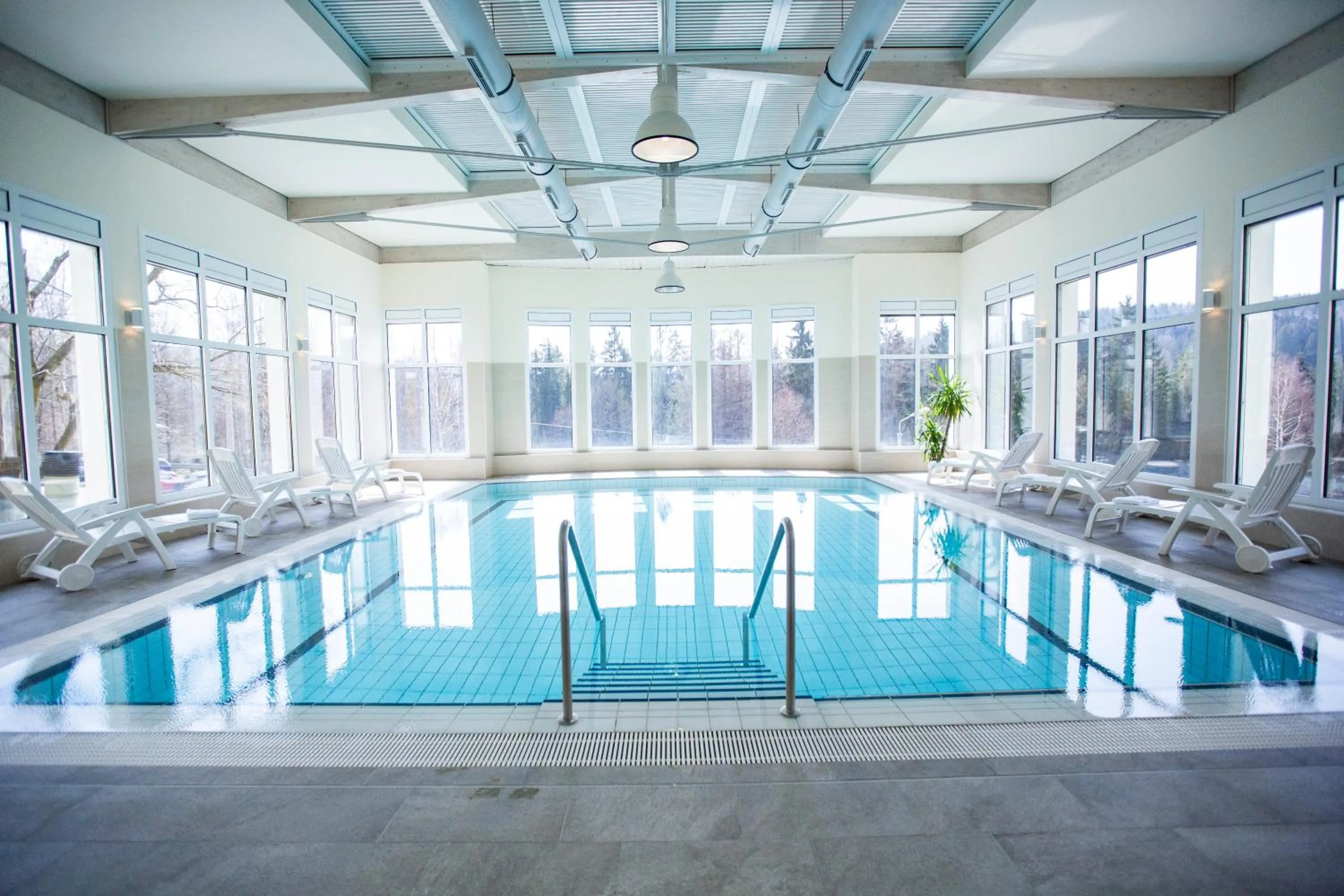 Swimming pool in Vitalhotel Weisse Elster