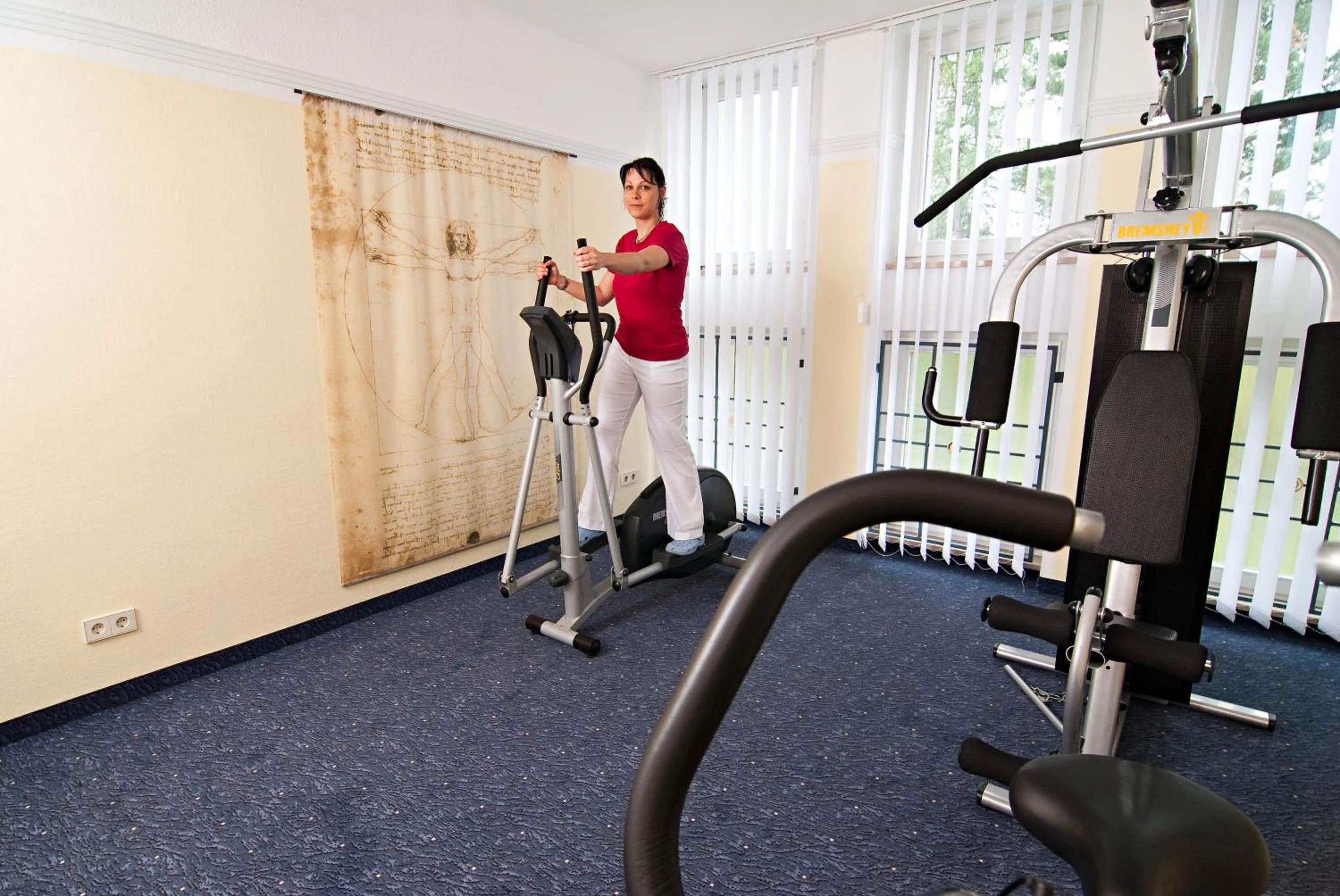 Fitness centre/facilities in Vitalhotel Weisse Elster