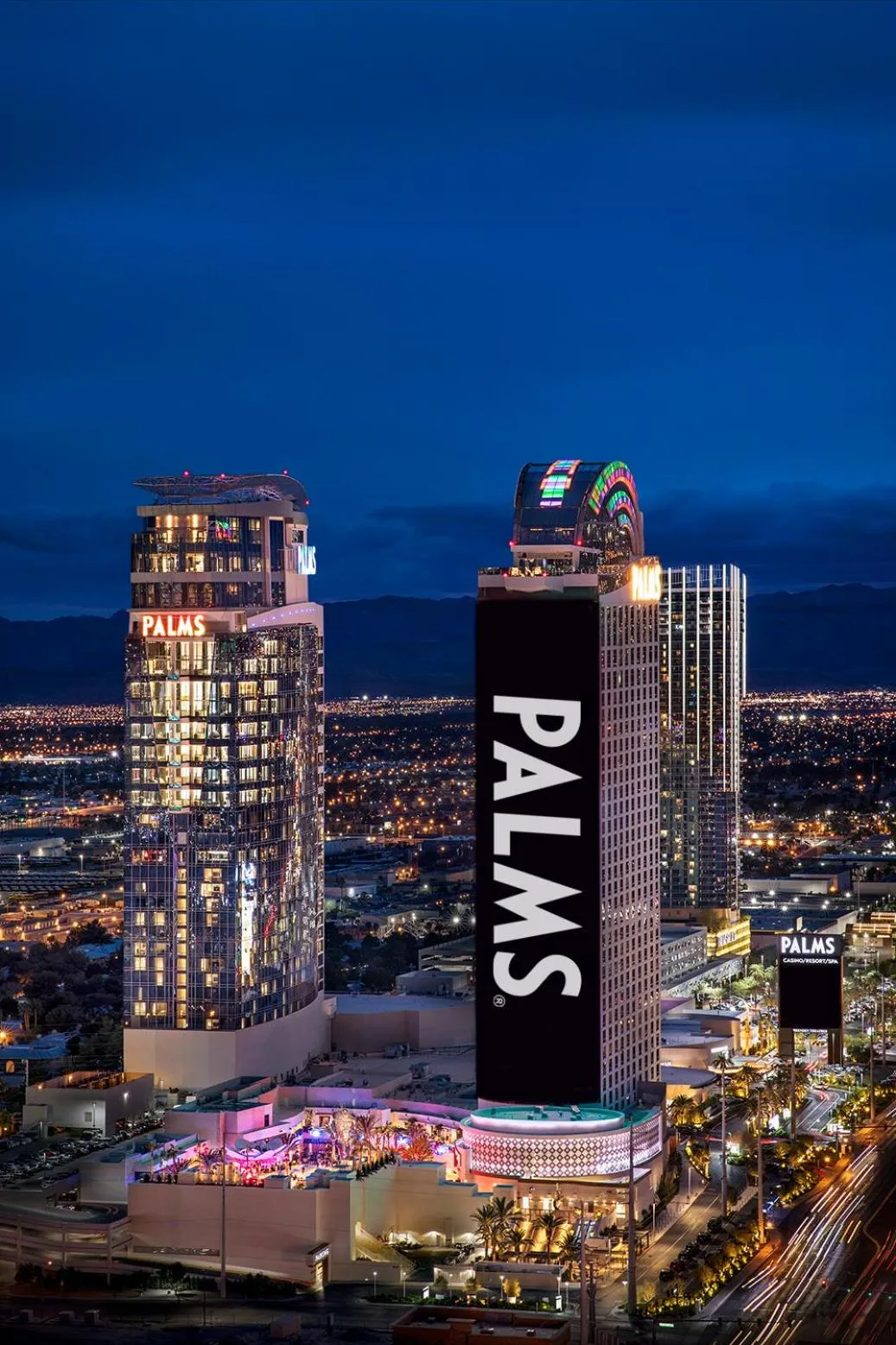 Property building in Palms Casino Resort