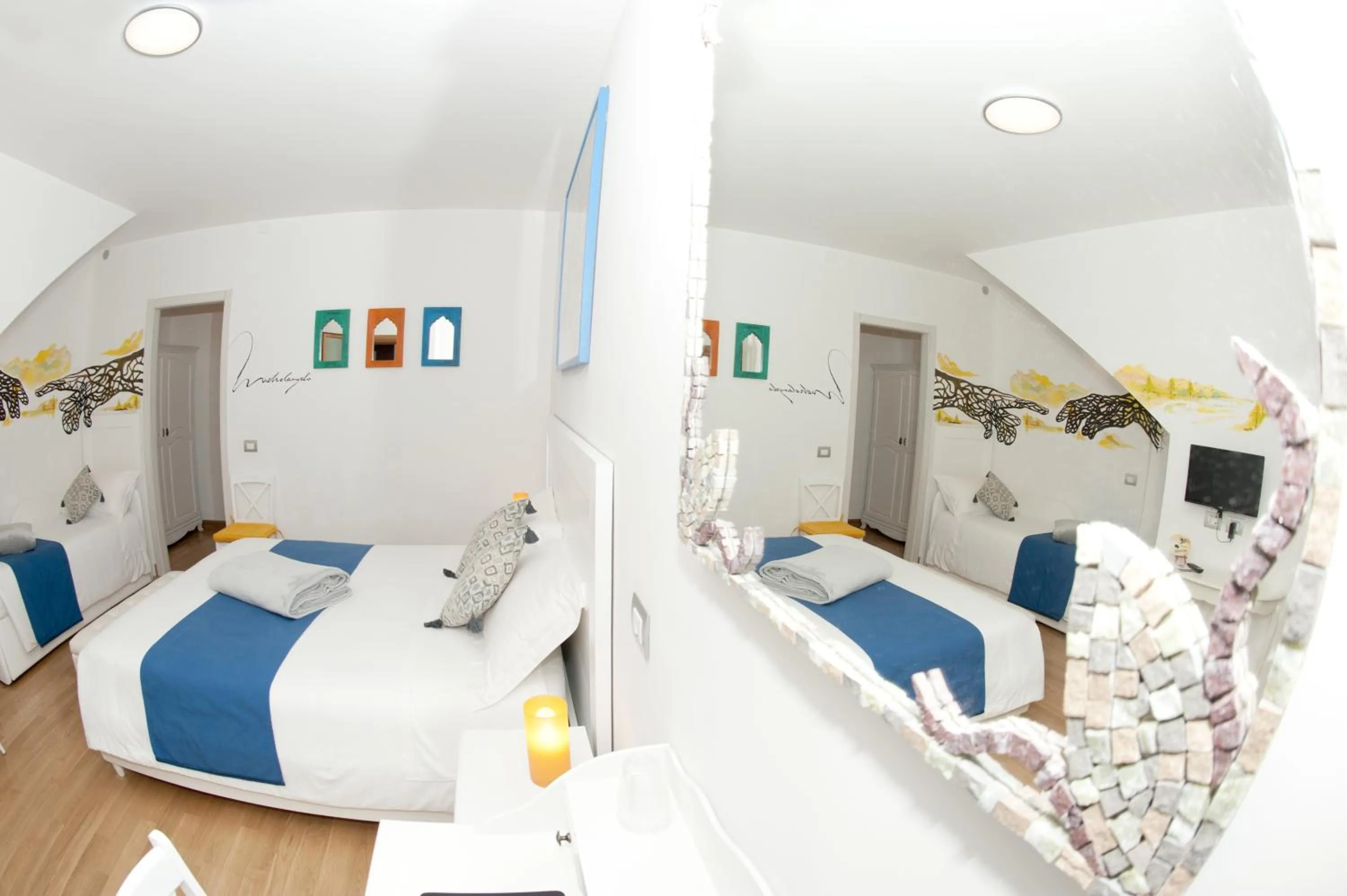 Bedroom, Bed in Atlantis Inn Castelgandolfo