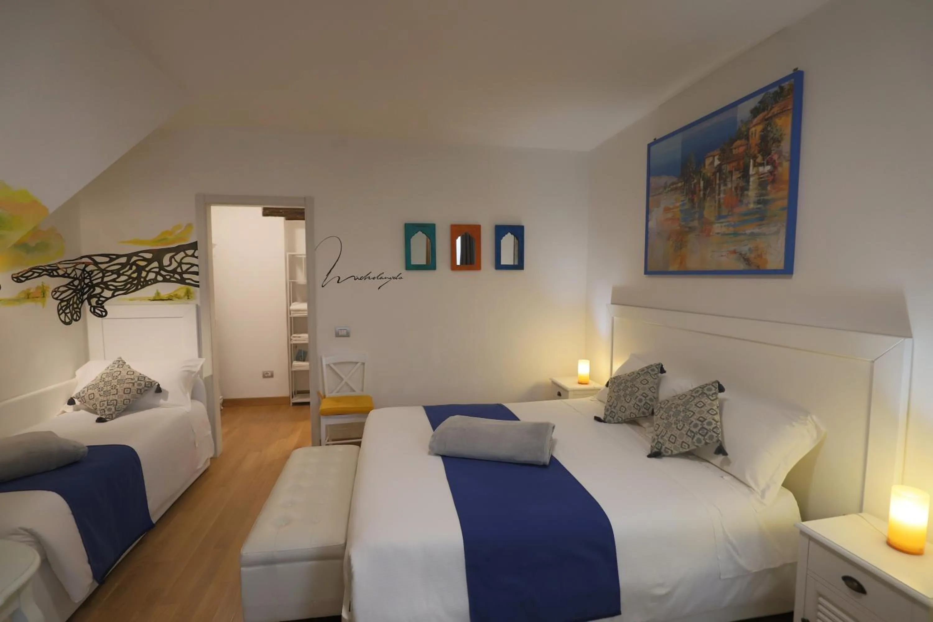 Bedroom, Bed in Atlantis Inn Castelgandolfo