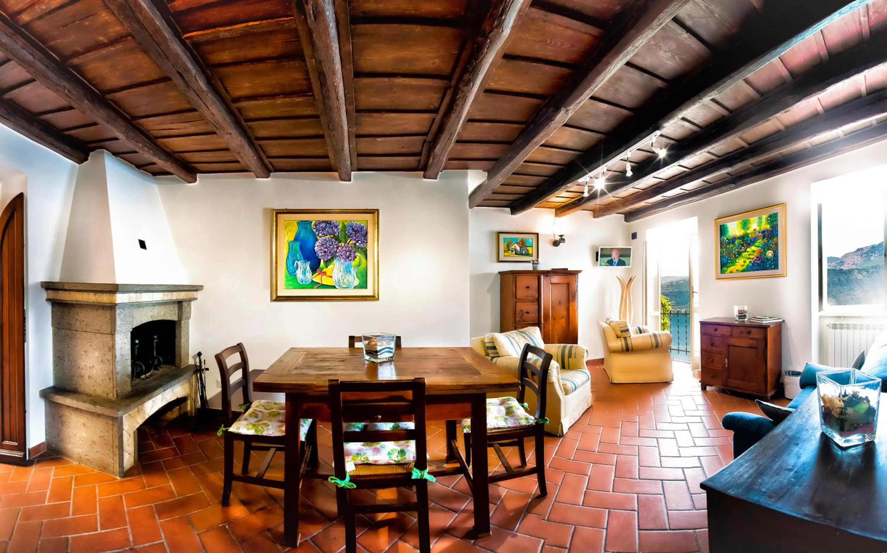 Living room in Atlantis Inn Castelgandolfo