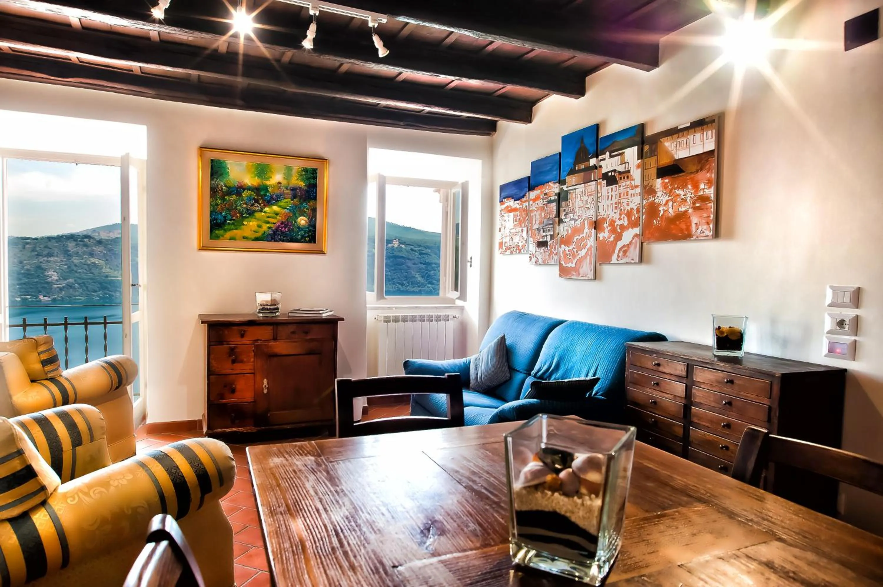 Bed in Atlantis Inn Castelgandolfo