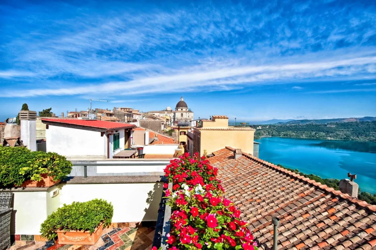 Balcony/Terrace in Atlantis Inn Castelgandolfo