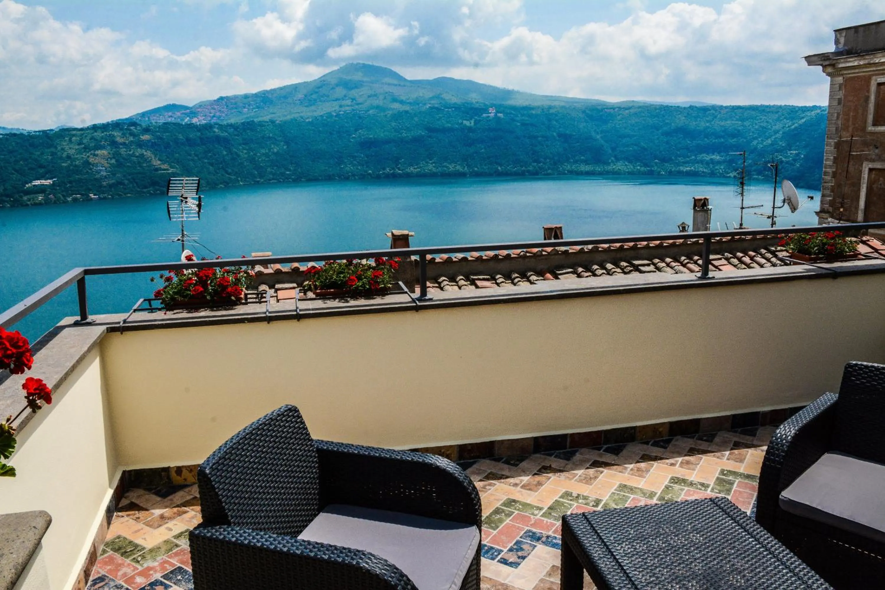 Balcony/Terrace in Atlantis Inn Castelgandolfo