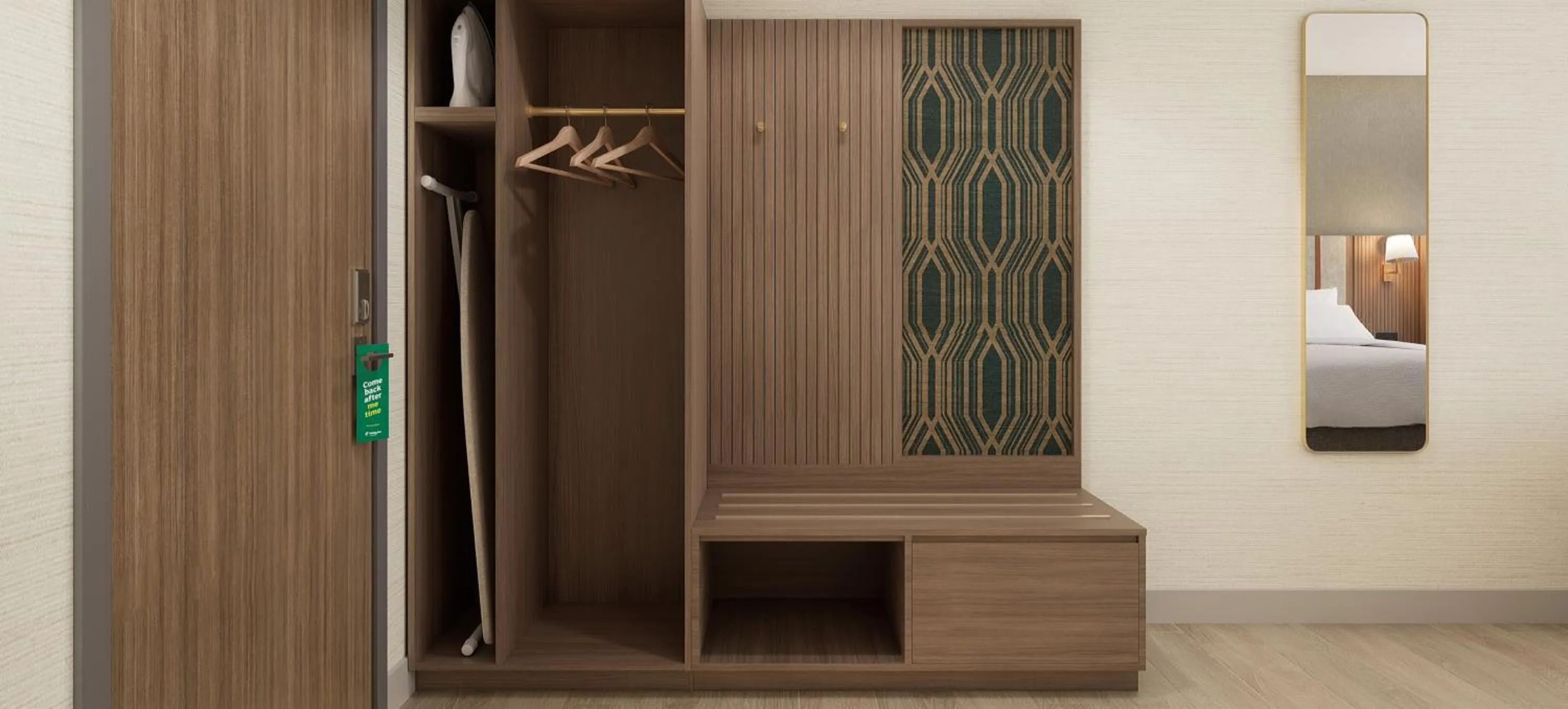 wardrobe, Bed in Holiday Inn Corpus Christi Arpt & Conf Ctr by IHG