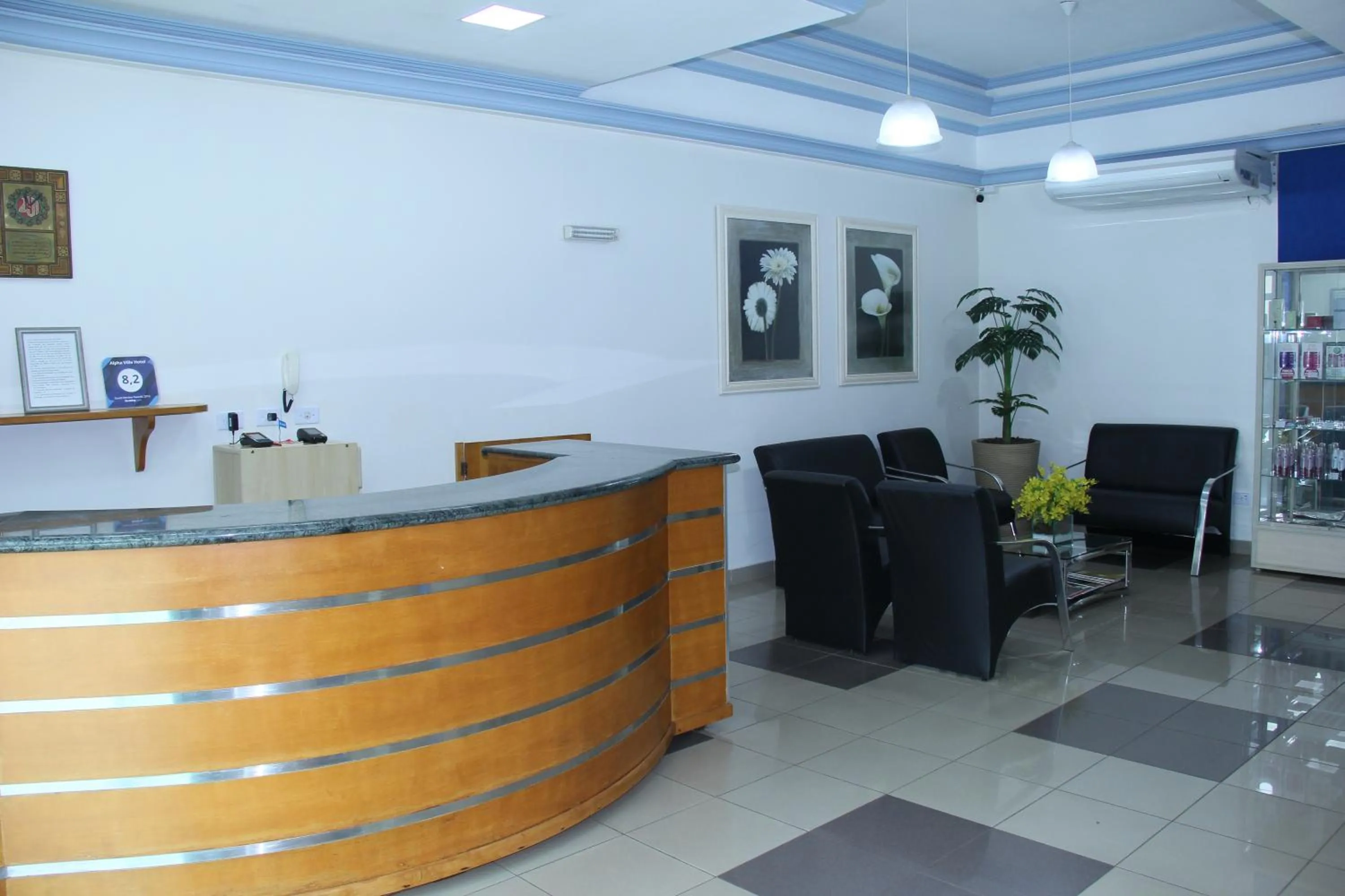 Lobby or reception in Alpha Ville Hotel